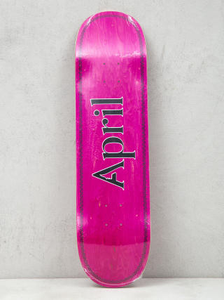 Deck April Skateboards Logo (black/pink)
