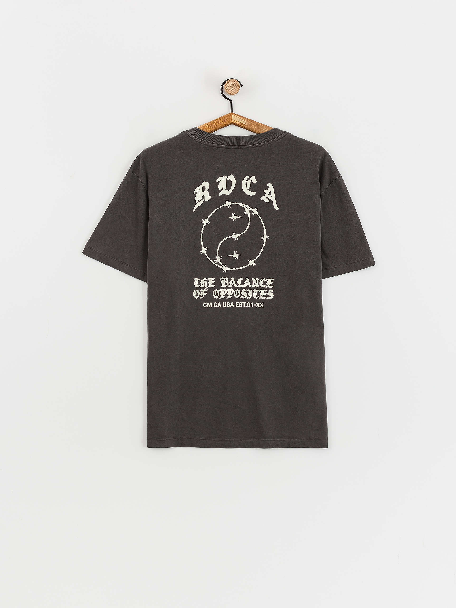 T-shirt RVCA Lax (washed black)