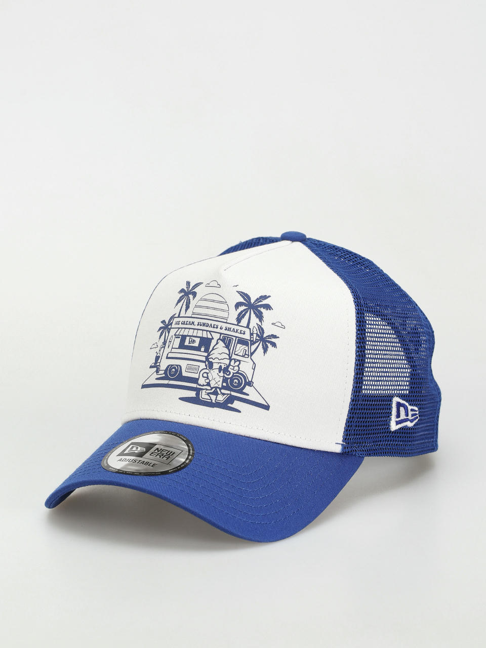 Czapka z daszkiem New Era Graphic Trucker (blue/white)