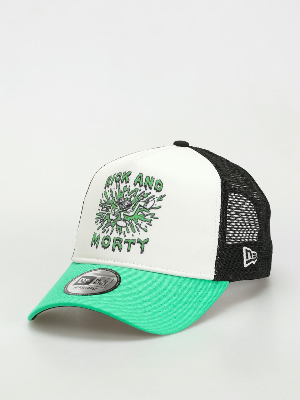 Czapka z daszkiem New Era Character Trucker Rick And Morty (green/black)