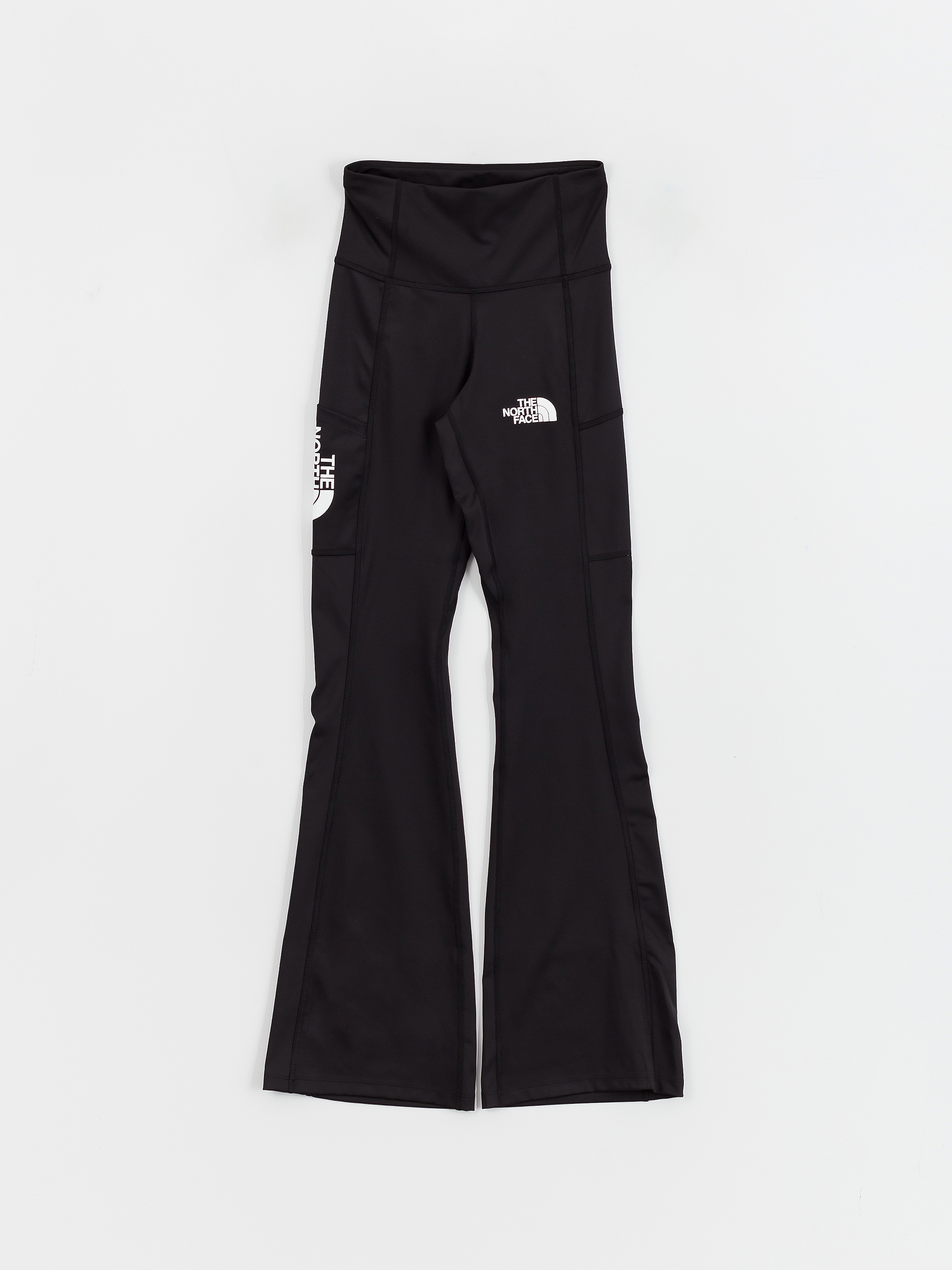 Legginsy The North Face Poly Knit Flared Wmn (tnf black)