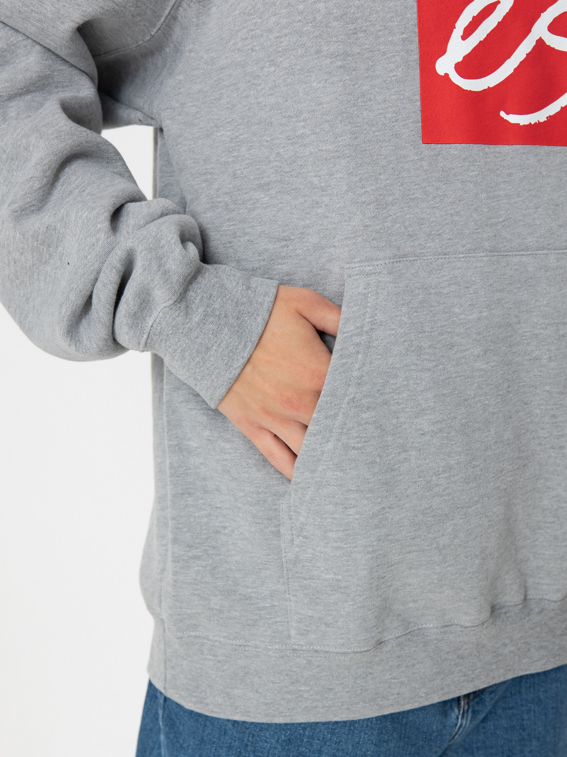 Bluza z kapturem eS Main Block HD (grey/heather)