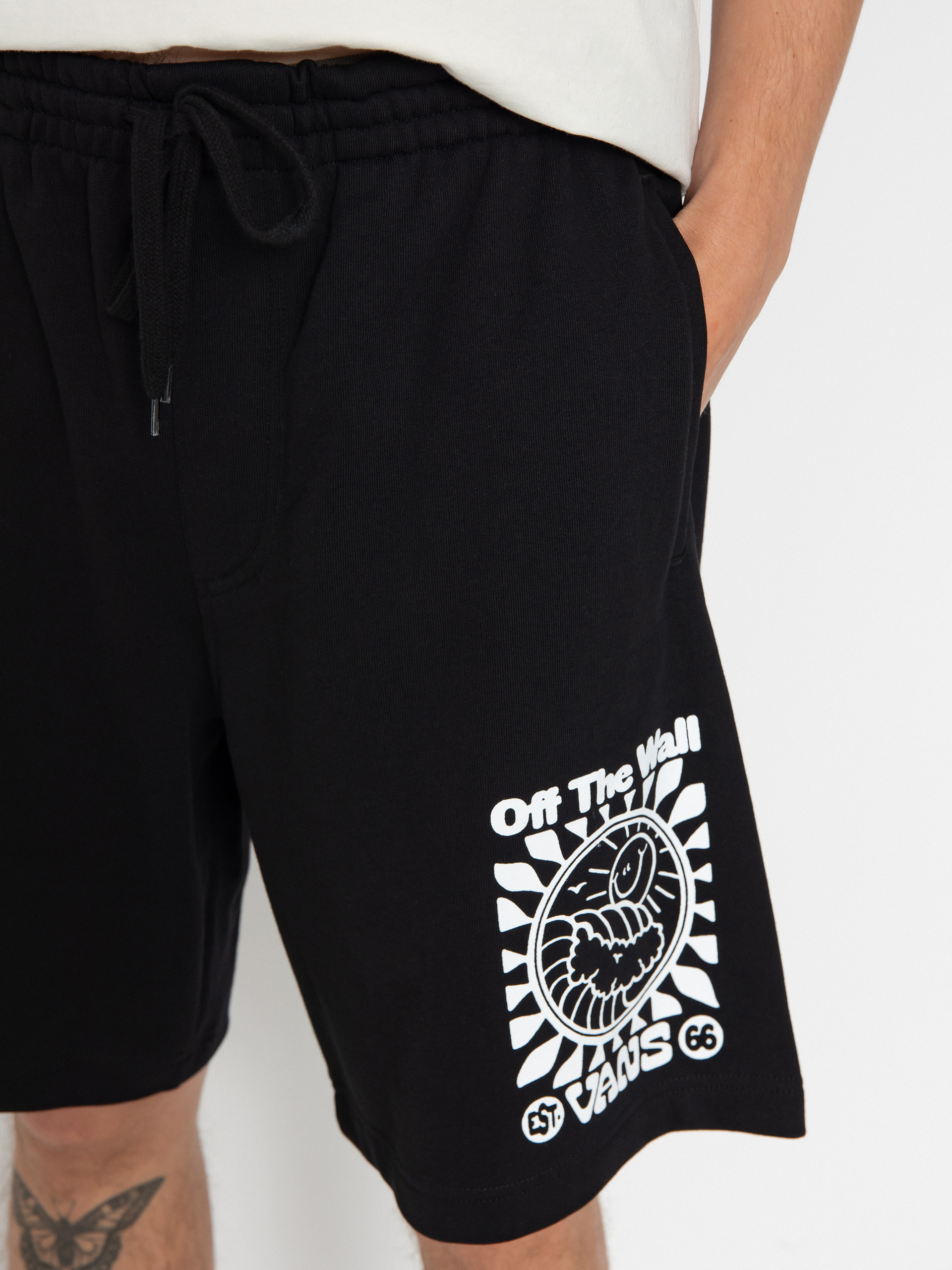 Szorty Vans Smiling Sun Relaxed Fleece (black)