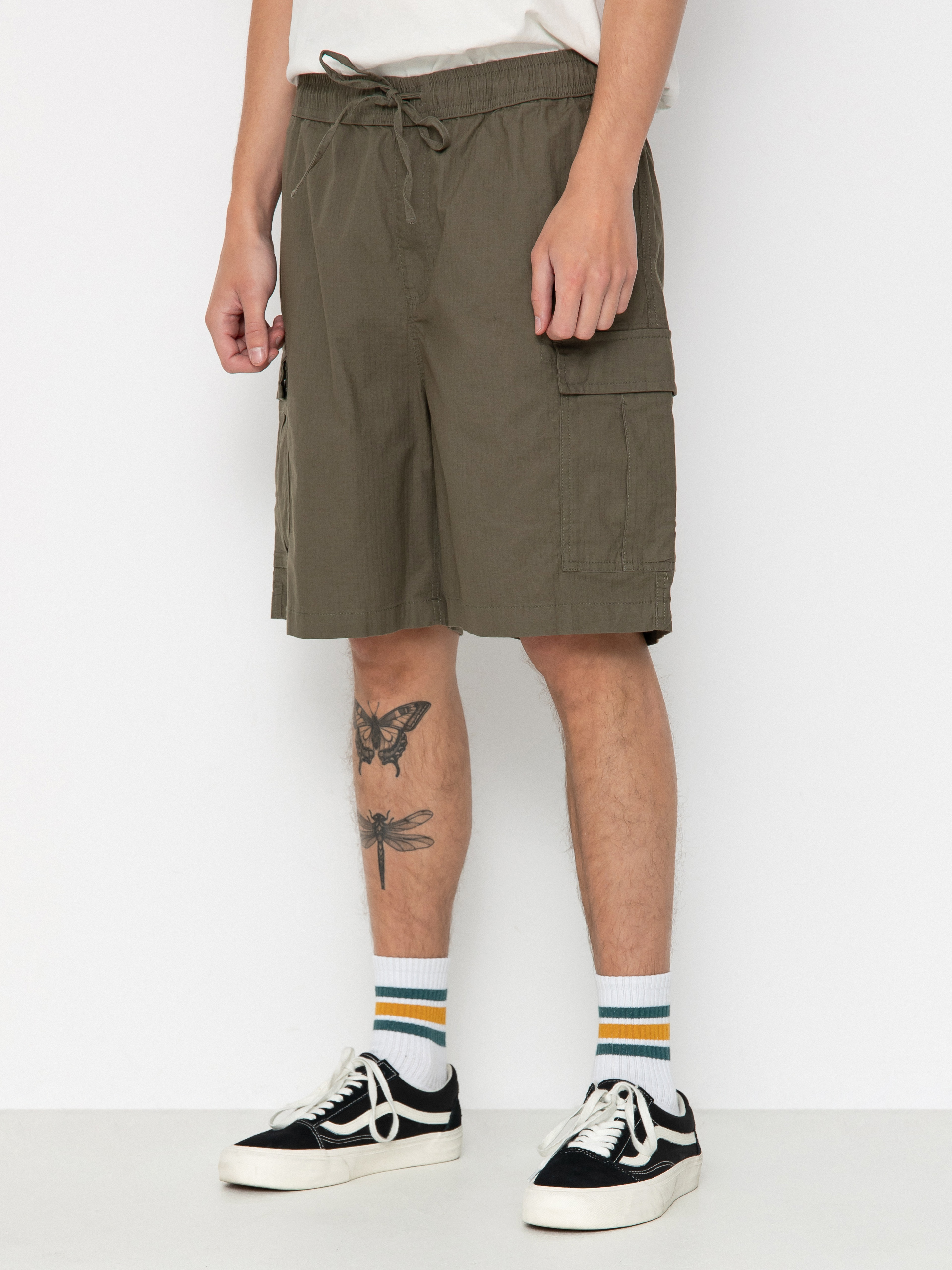 Szorty Quiksilver Taxer Cargo (grape leaf)