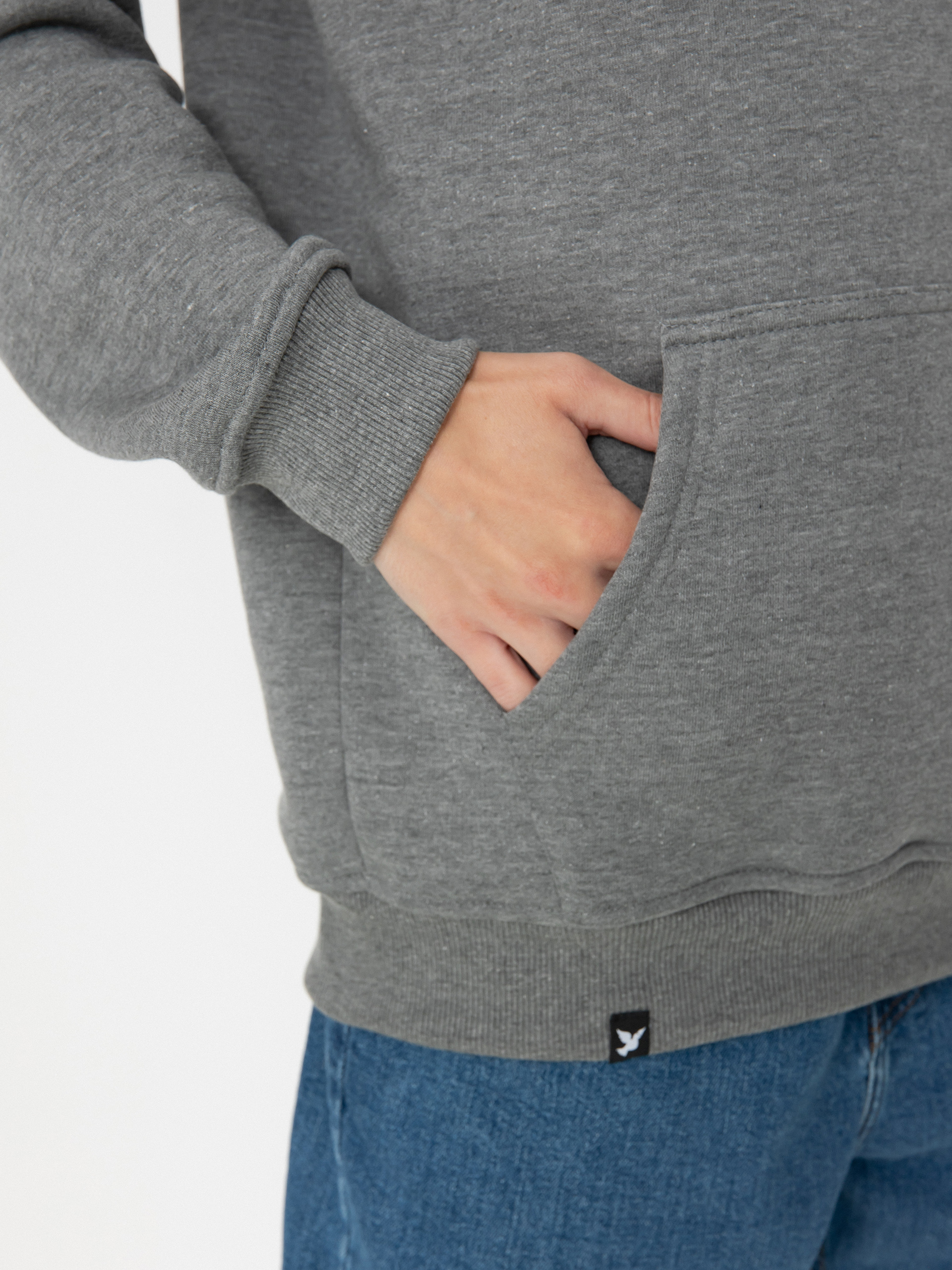 Bluza z kapturem Nervous Small Classic Arc HD (light heather)