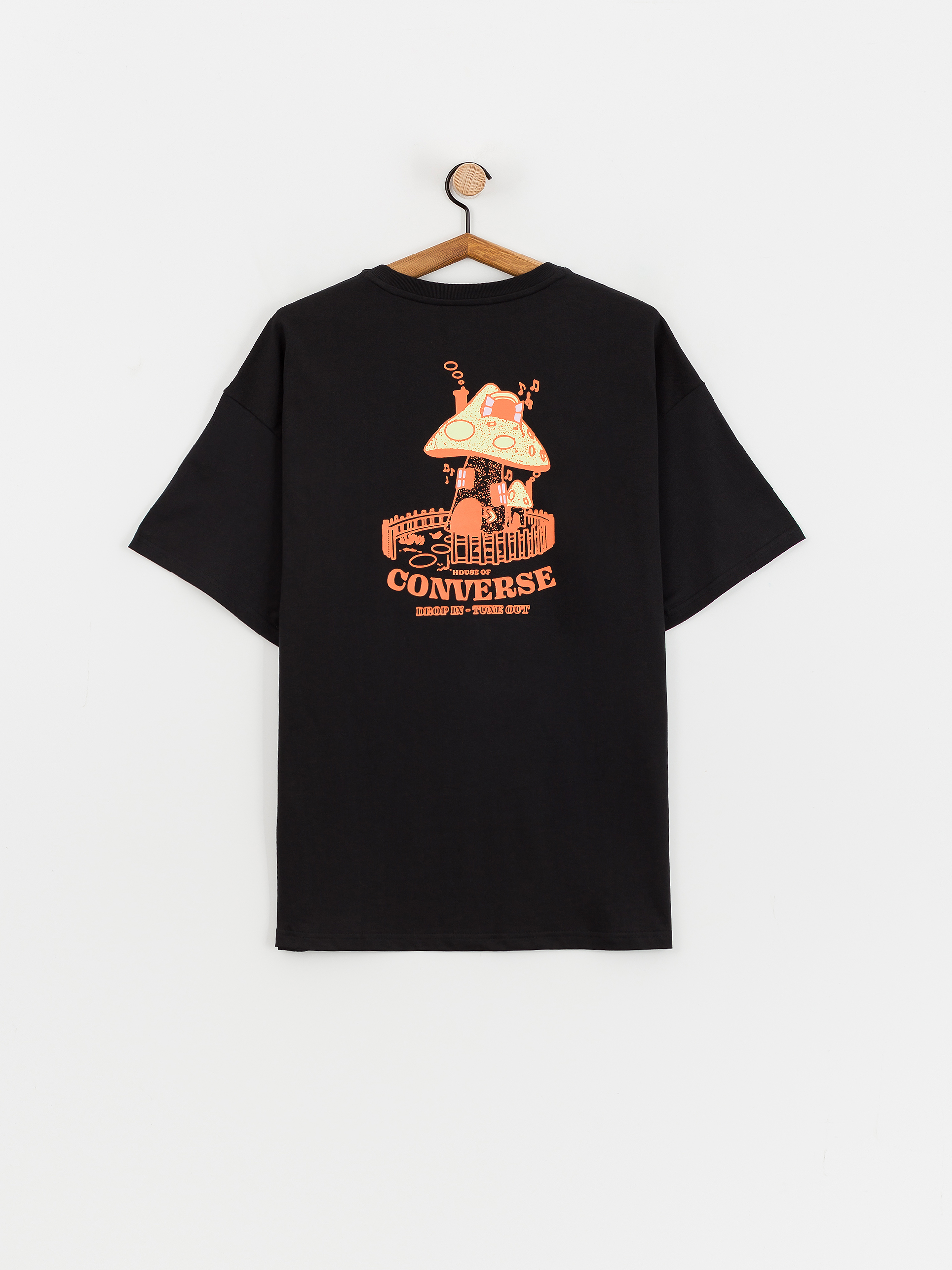 T-shirt Converse Mushroom House (black)