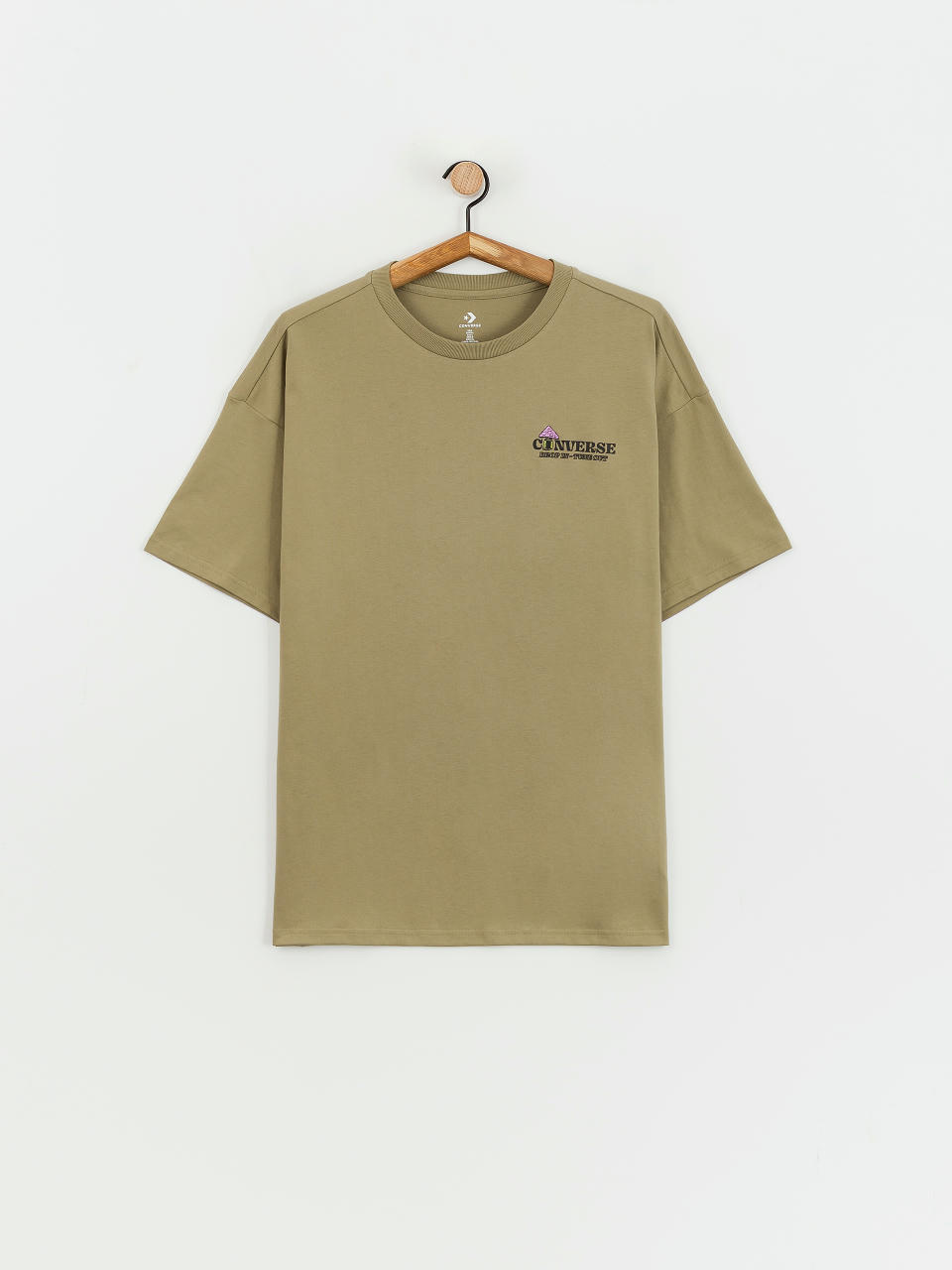 T-shirt Converse Mushroom House (olive/white)