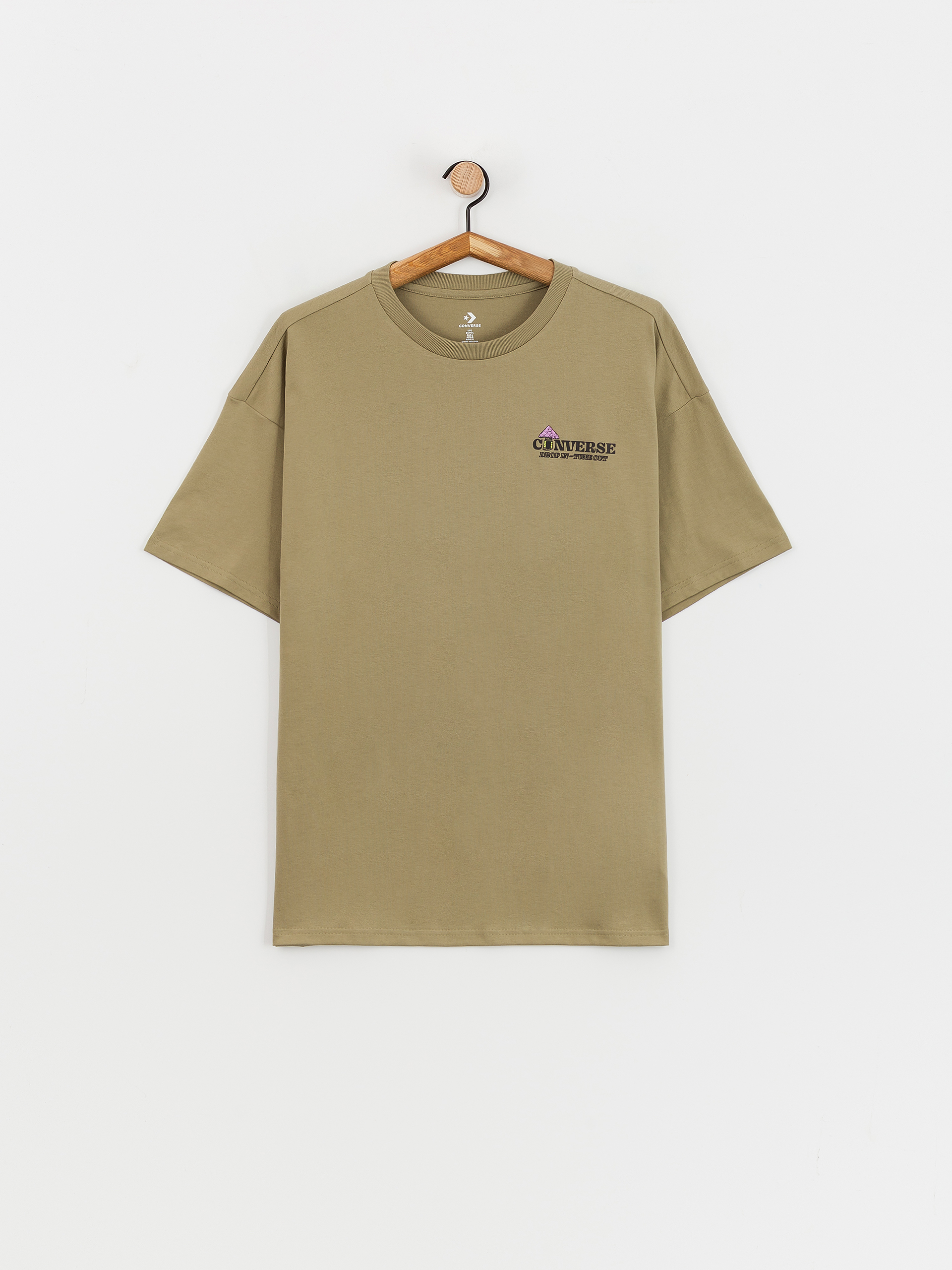 T-shirt Converse Mushroom House (olive/white)