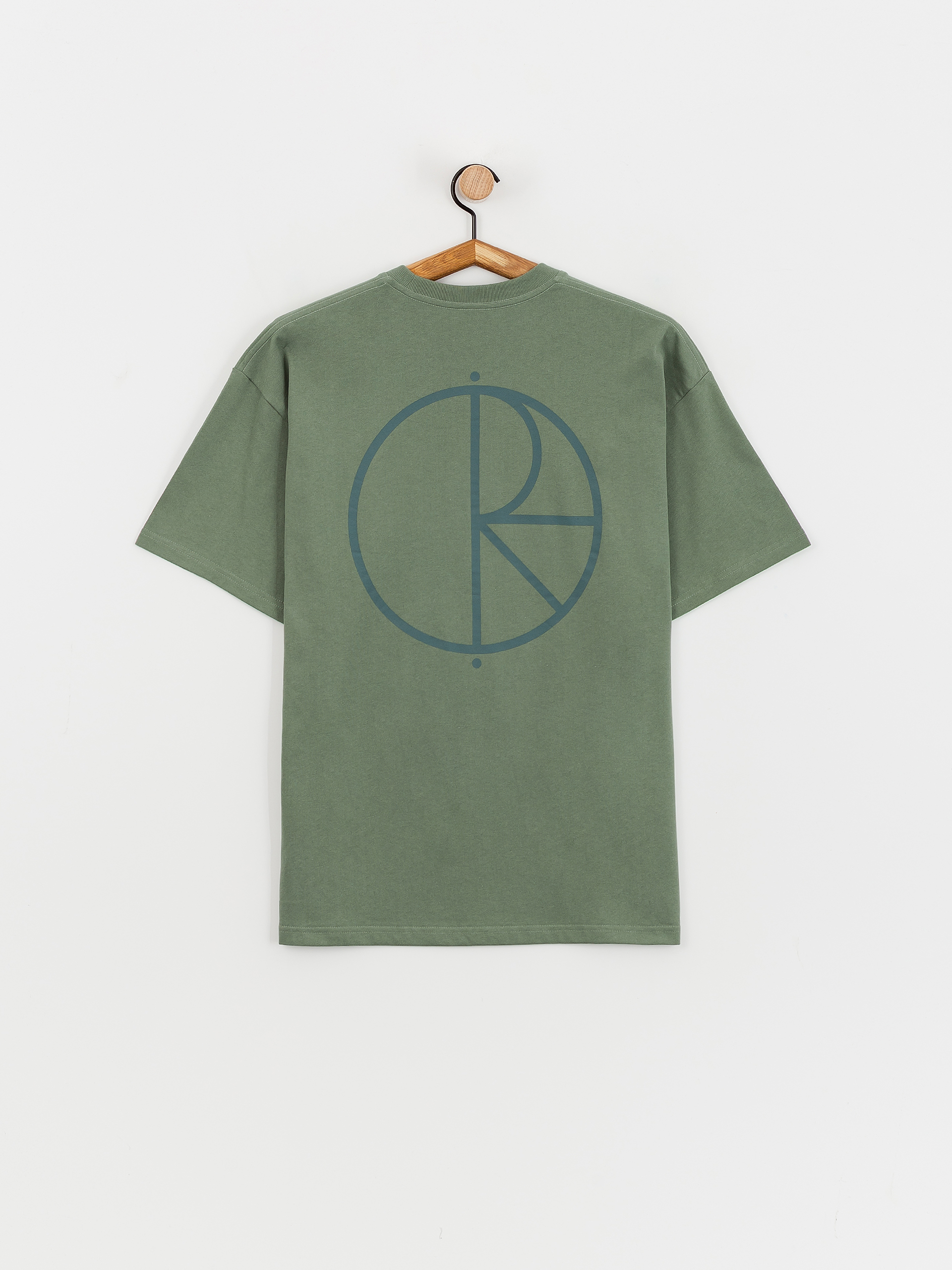 T-shirt Polar Skate Stroke Logo (jade green / dark green)