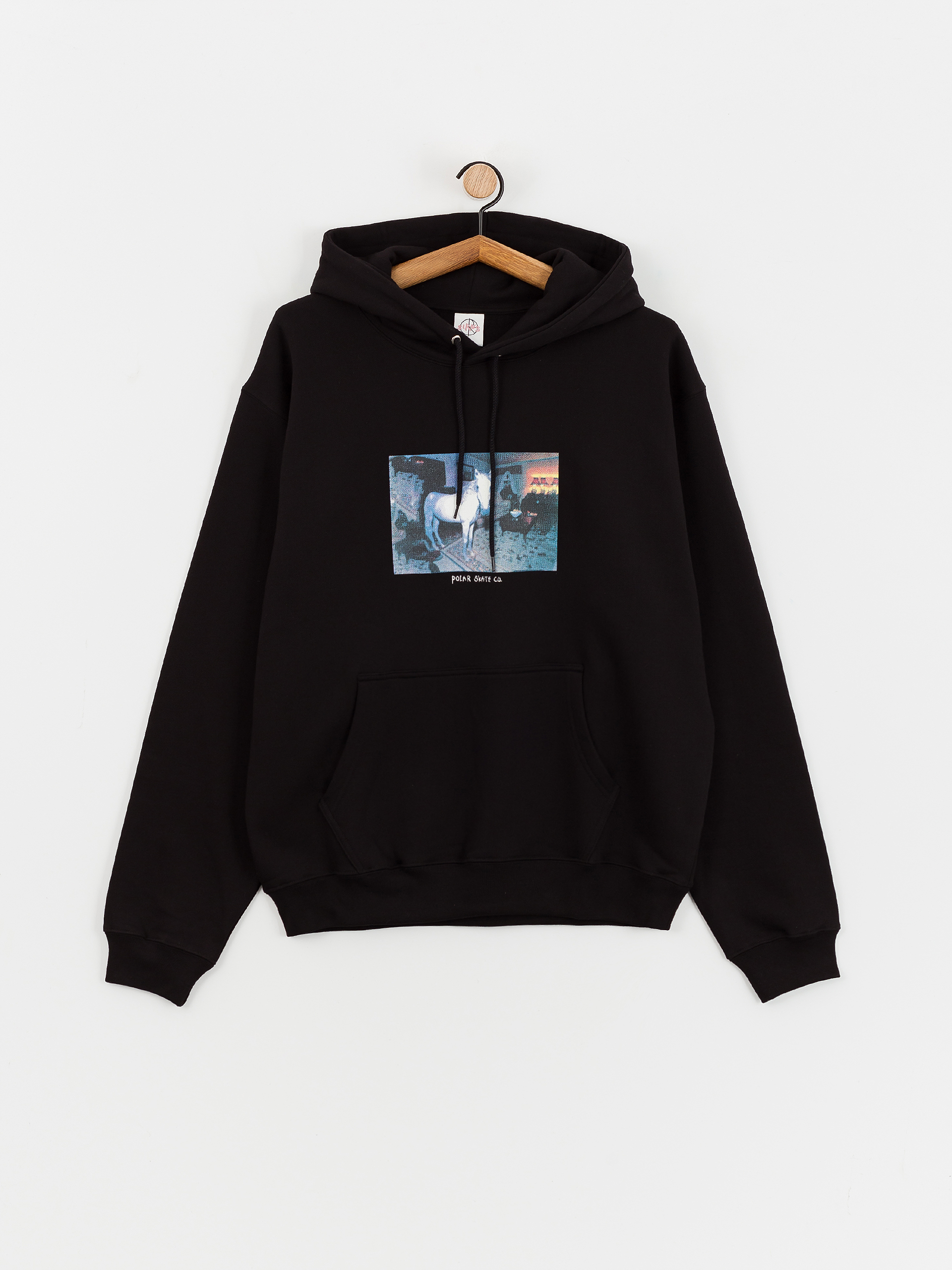 Bluza z kapturem Polar Skate Dave Hoodie Horse Dream HD (black)