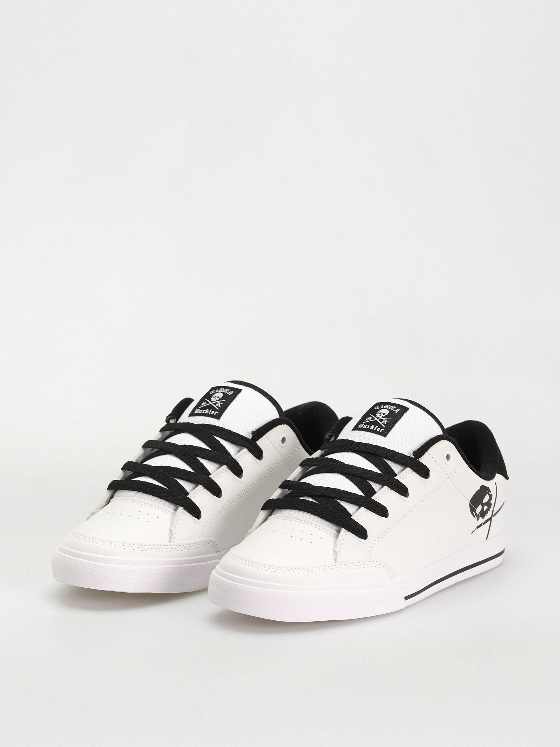 Buty Circa Buckler Sk (white/black/pu leather/canvas)