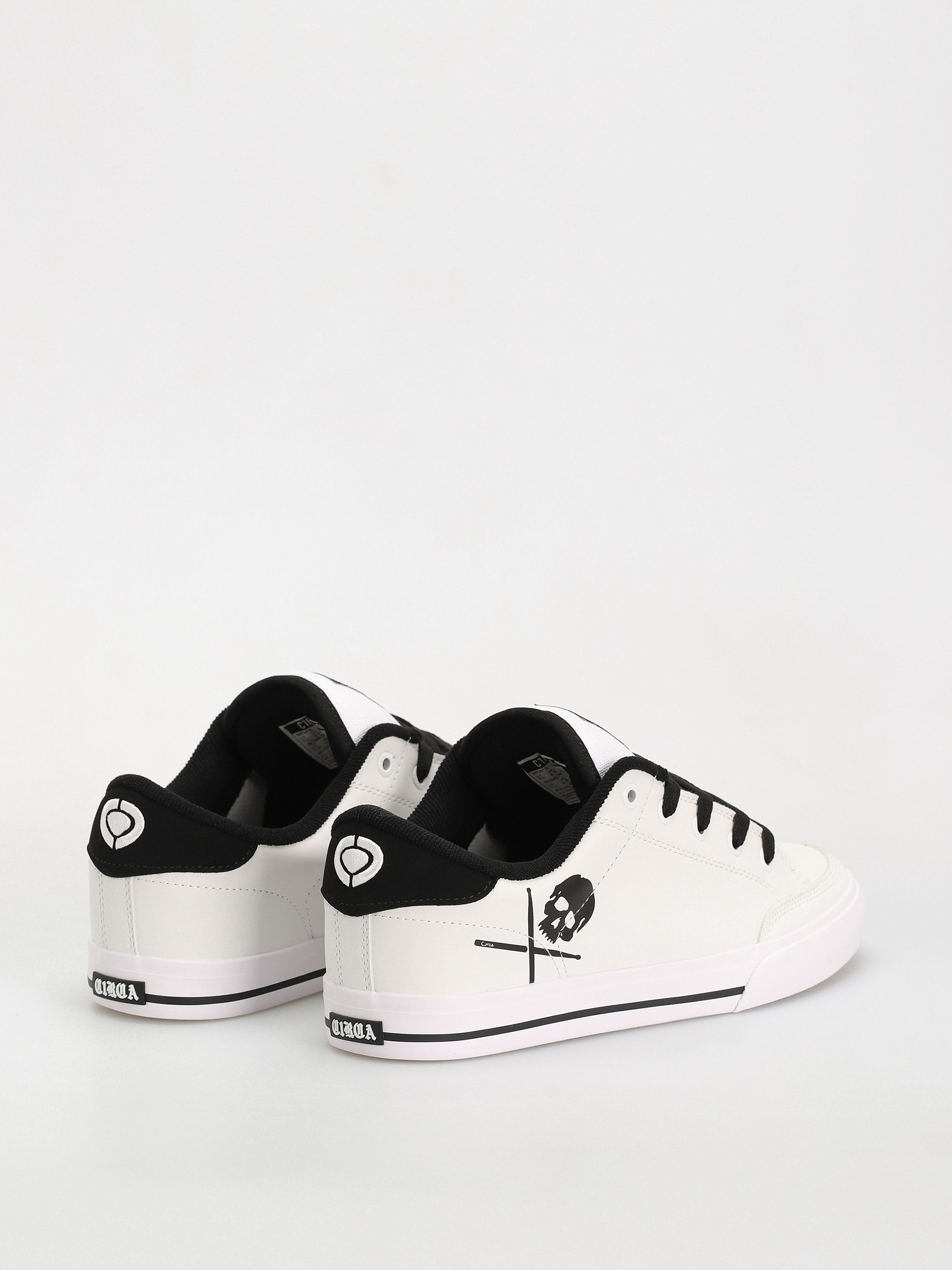 Buty Circa Buckler Sk (white/black/pu leather/canvas)