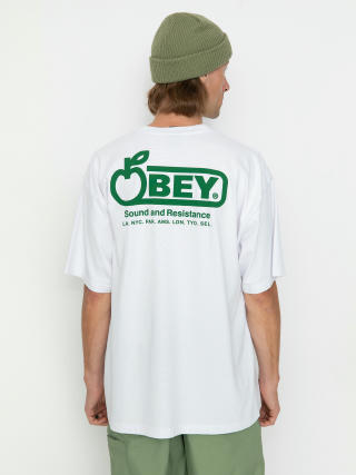 T-shirt OBEY Sound & Resistance (white)