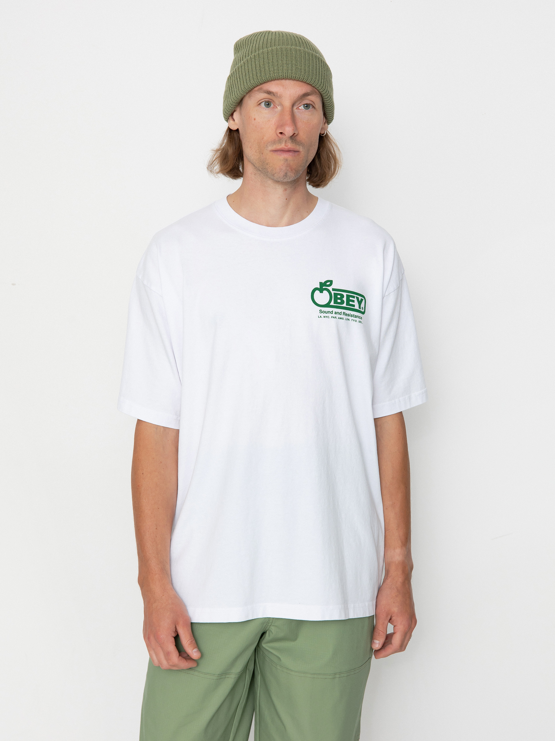 T-shirt OBEY Sound & Resistance (white)