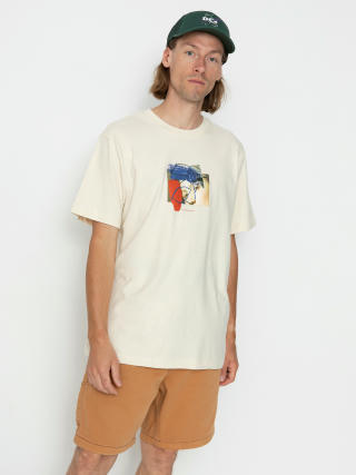 T-shirt Poetic Collective Half on Half (off white)