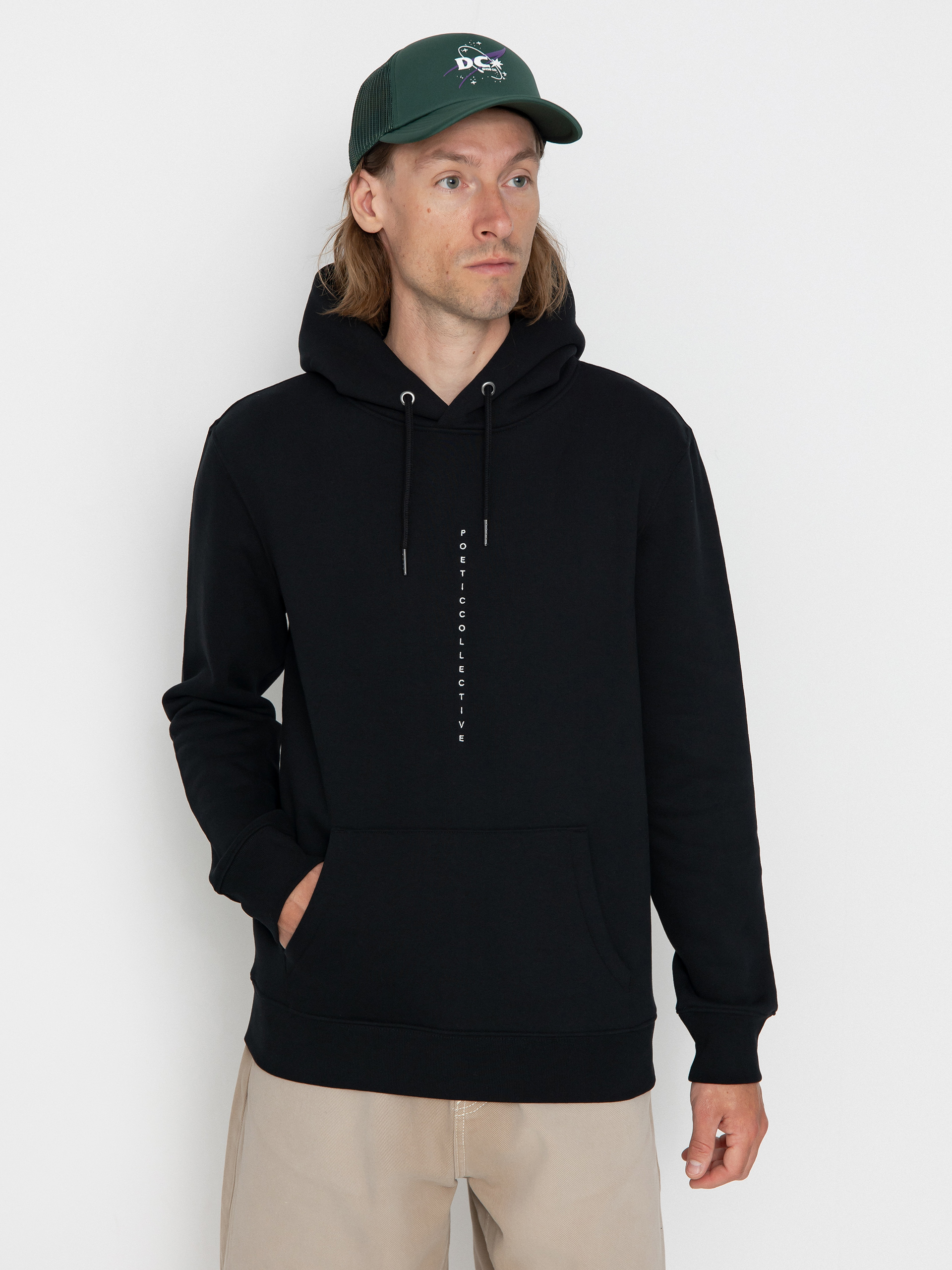 Bluza z kapturem Poetic Collective Fear Sketch HD (black)