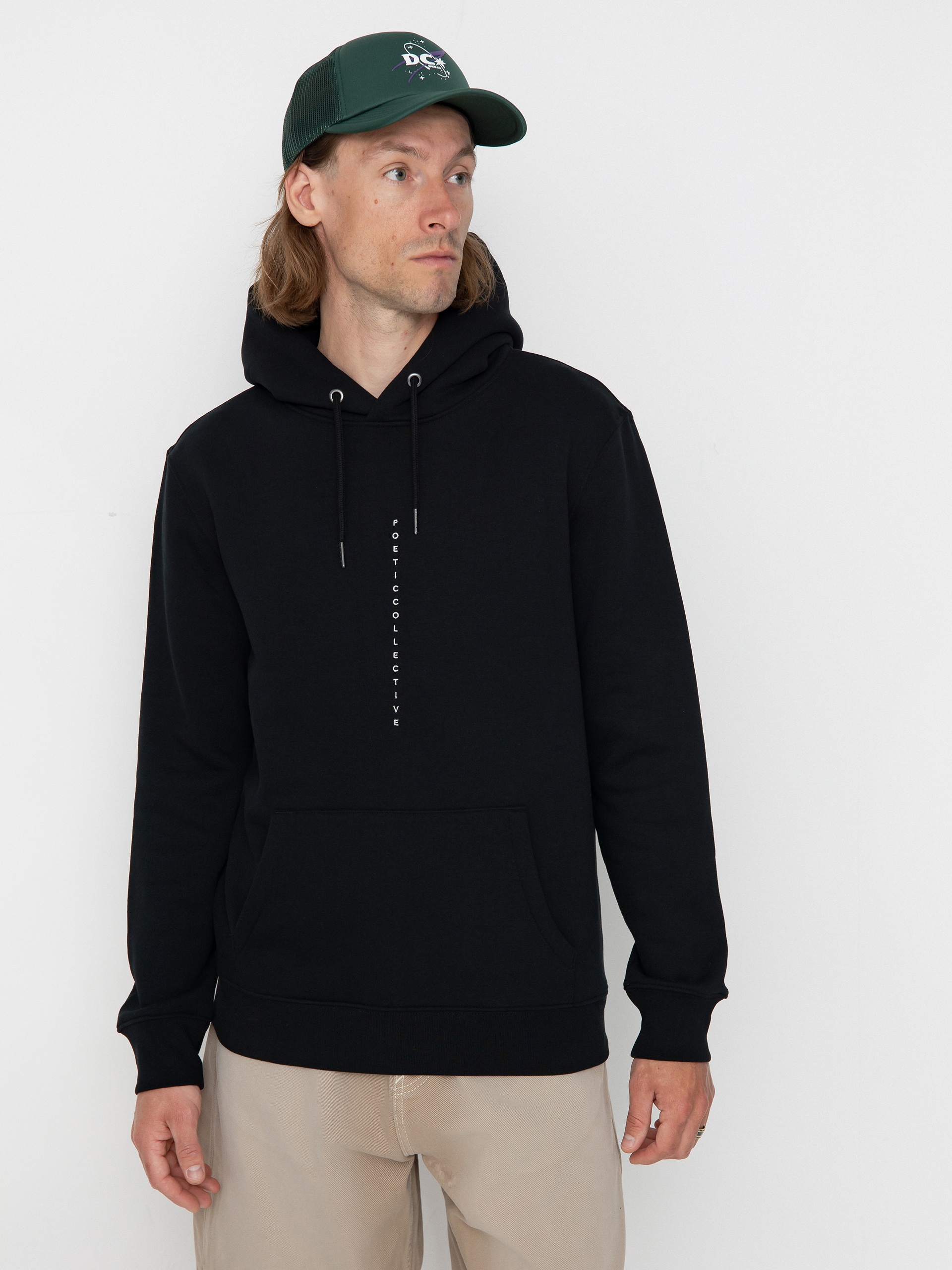 Bluza z kapturem Poetic Collective Fear Sketch HD (black)