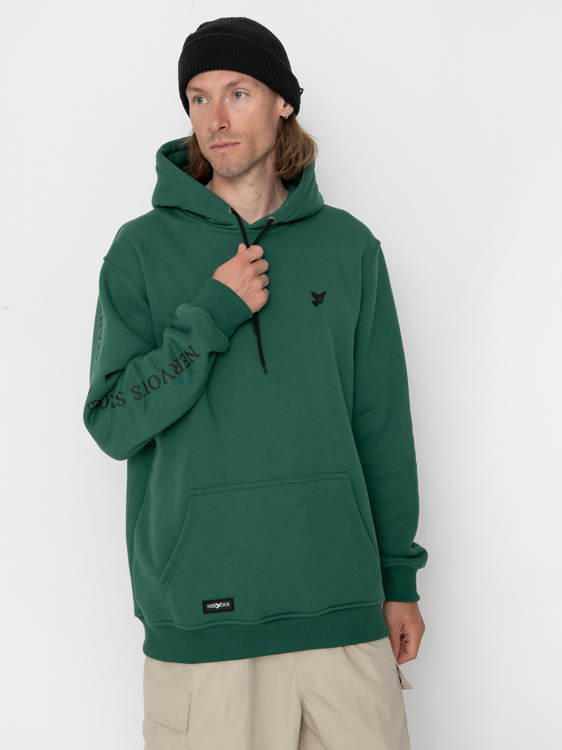 Bluza z kapturem Nervous Icon HD (jungle green)