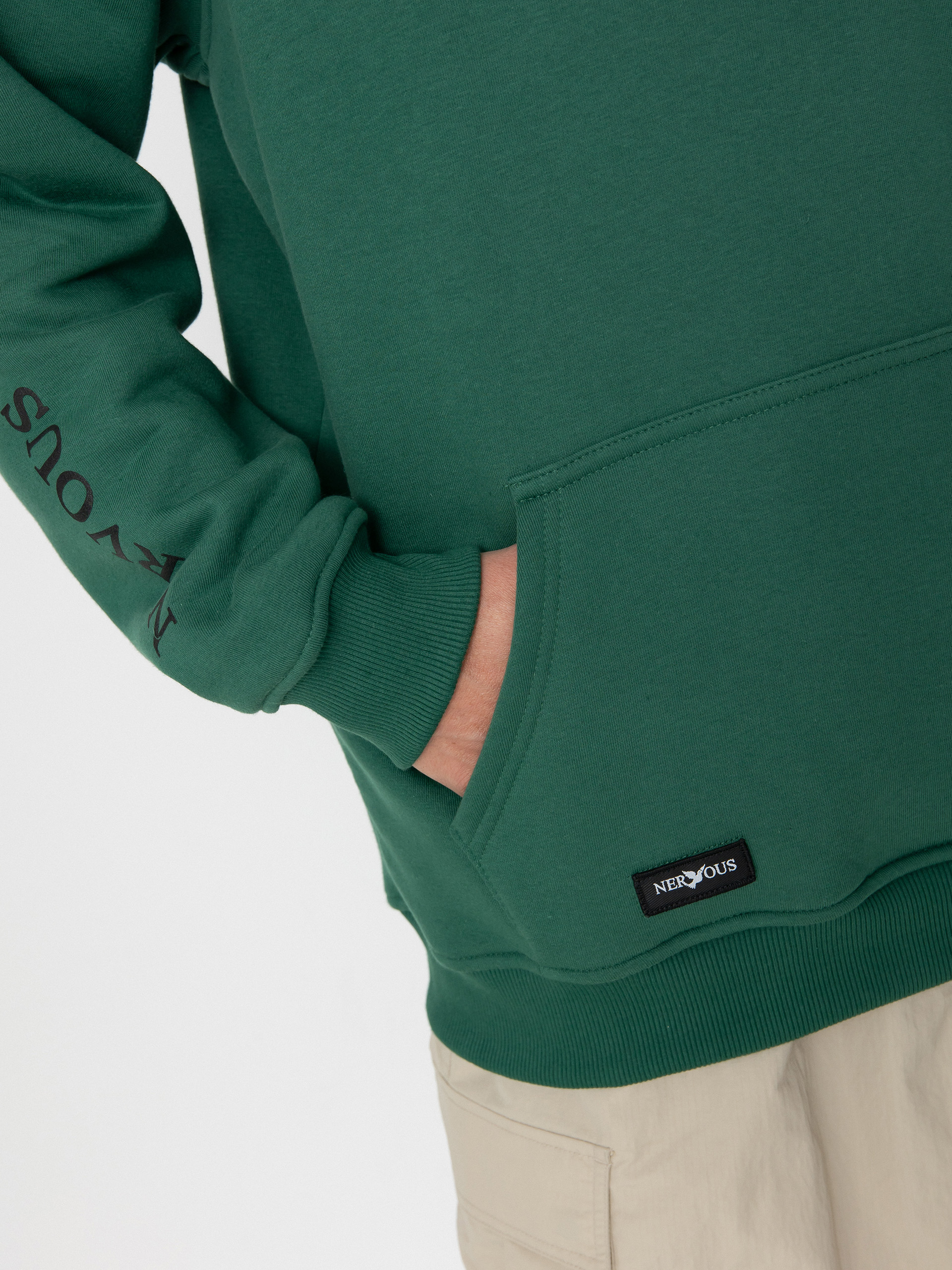 Bluza z kapturem Nervous Icon HD (jungle green)