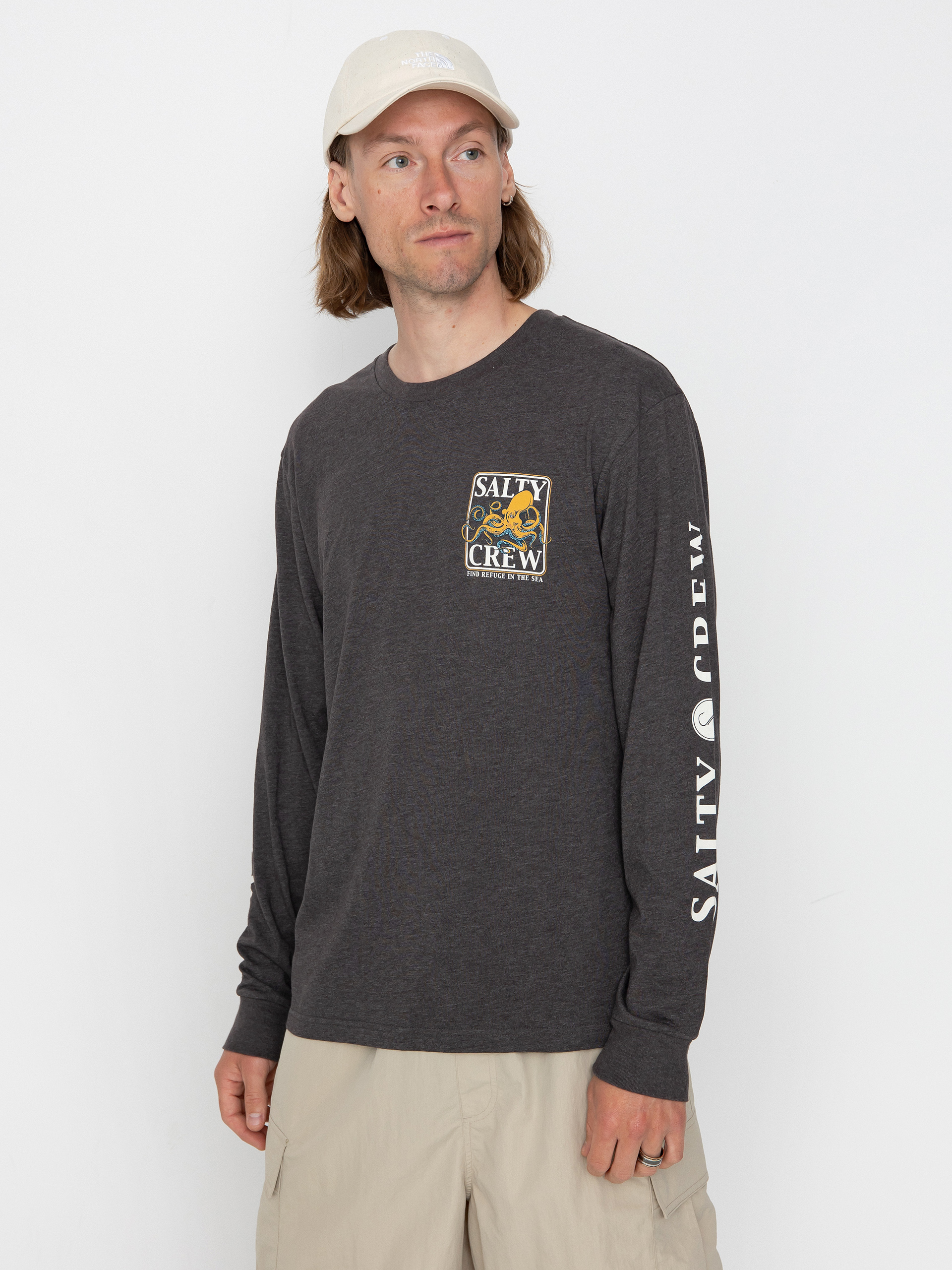 Longsleeve Salty Crew Ink Slinger Standard (charcoal heather)