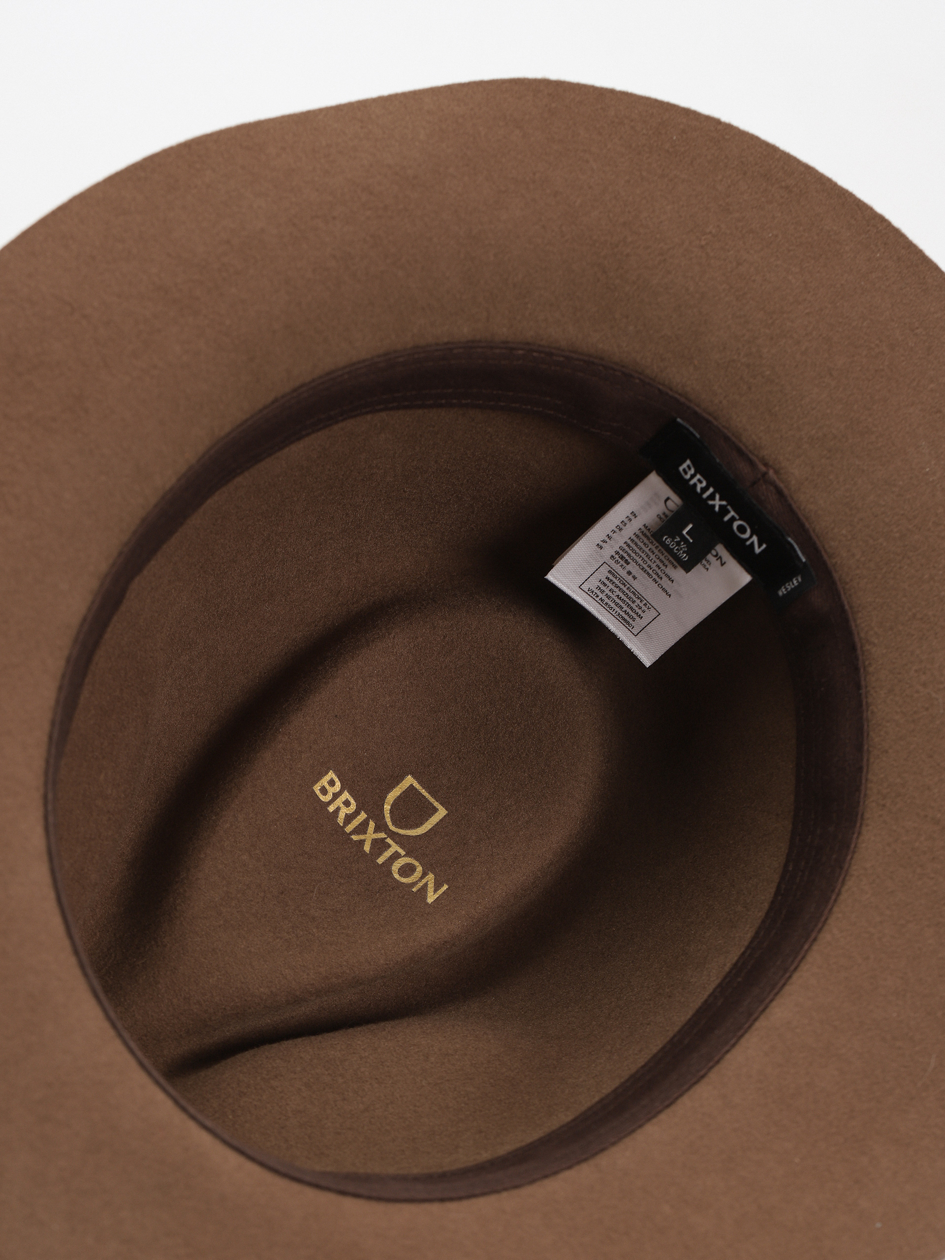 Kapelusz Brixton Wesley Fedora (dark earth)