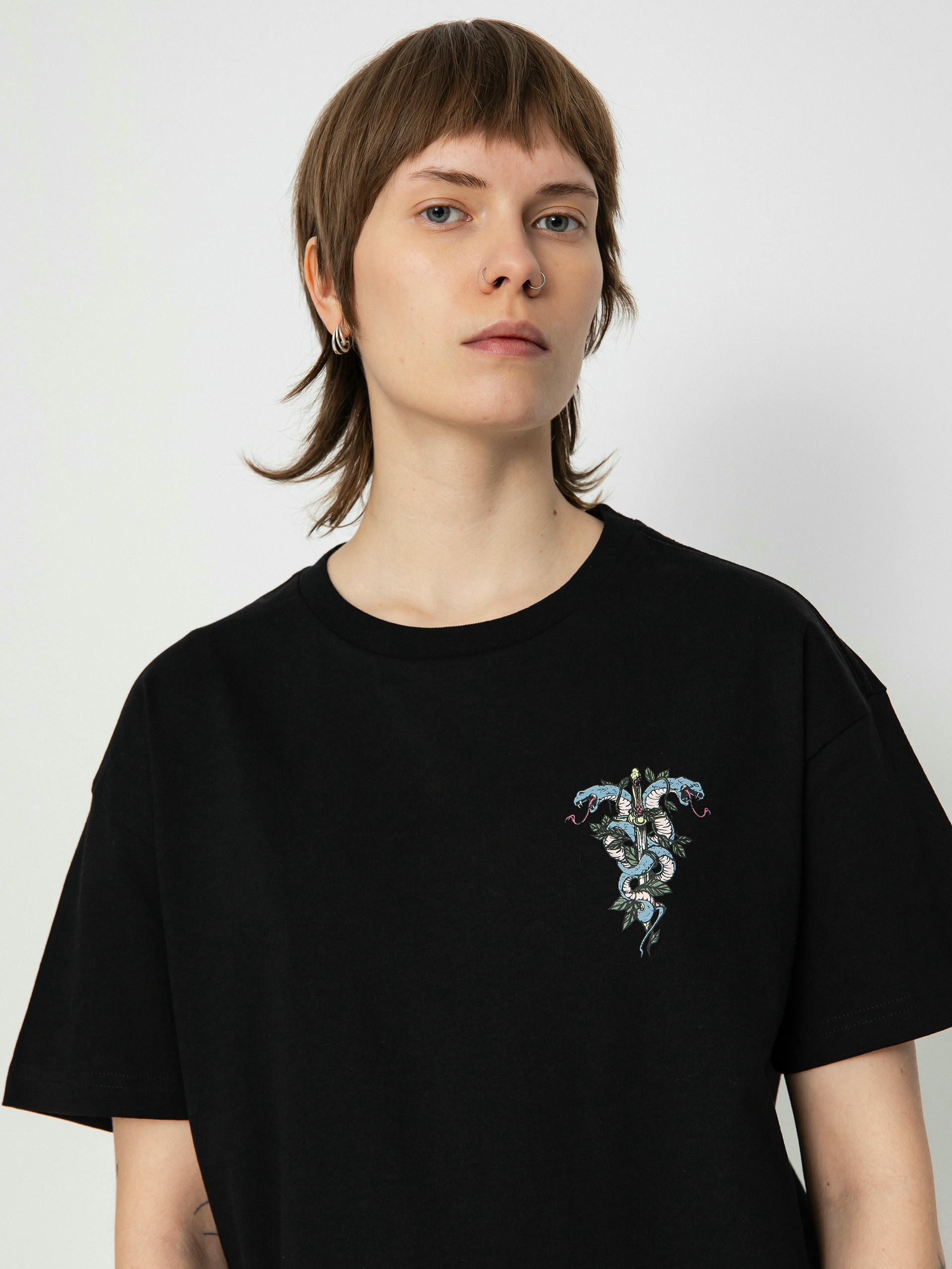 T-shirt Vans Twisted Oversized Wmn (black)