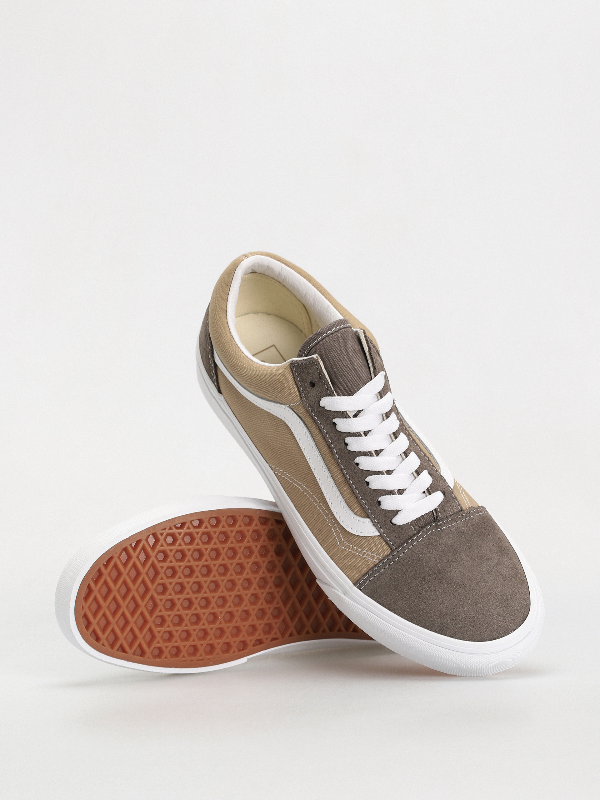 Buty Vans Old Skool (canvas/suede block brown)