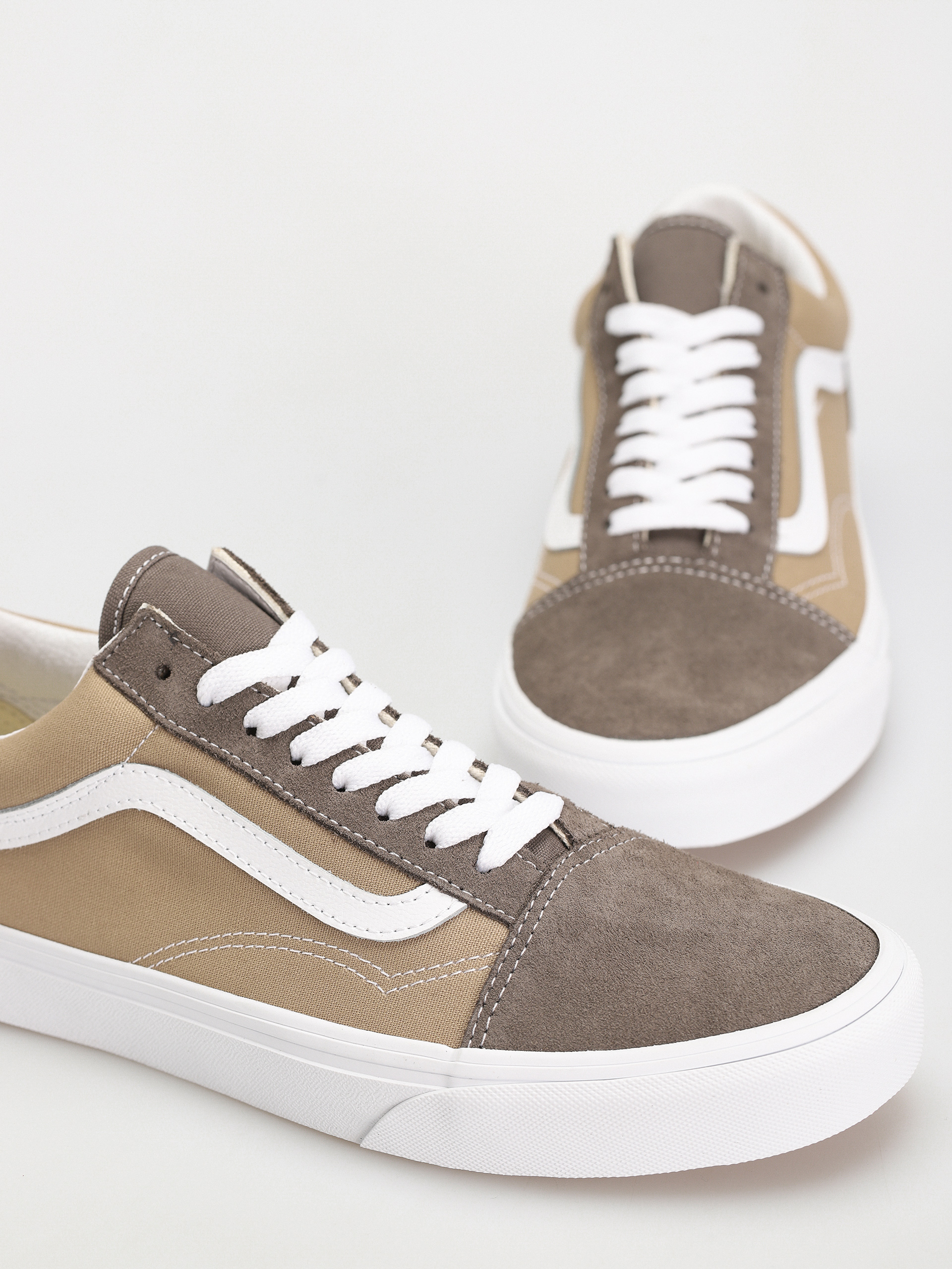 Buty Vans Old Skool (canvas/suede block brown)