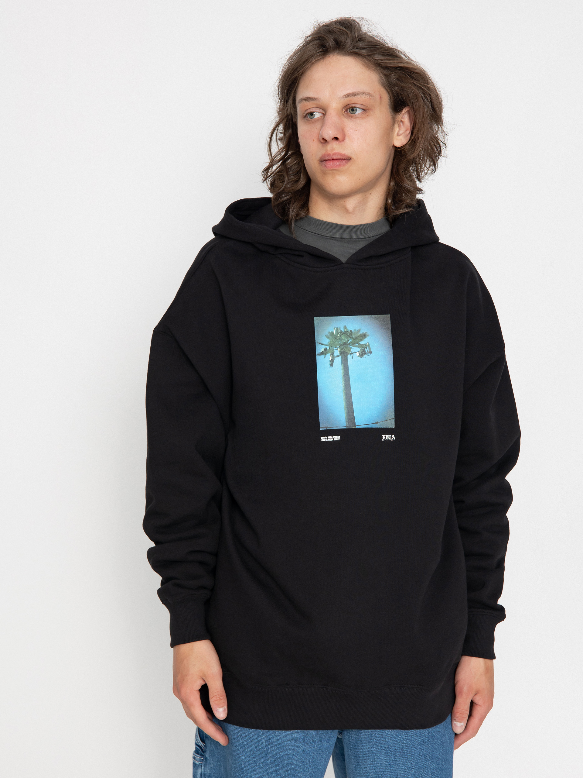Bluza z kapturem RVCA Palm Tv HD