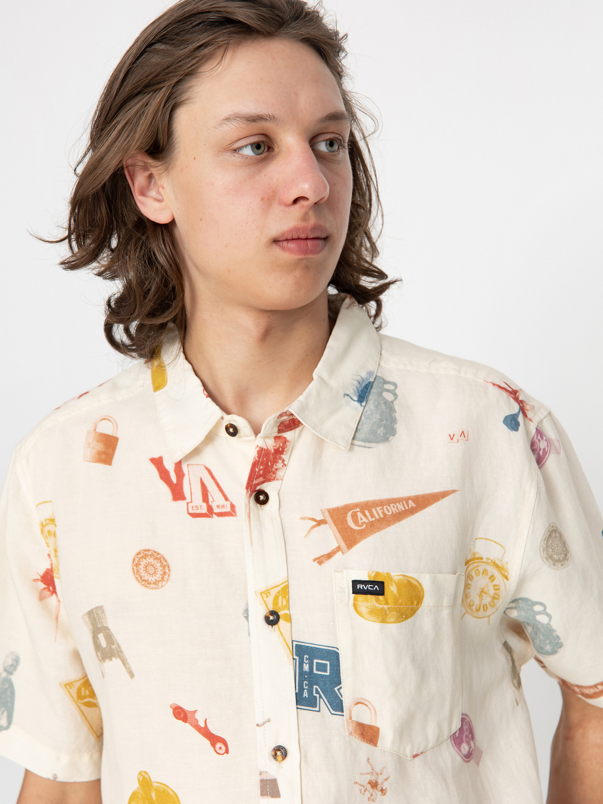 Koszula RVCA Artifacts (natural)