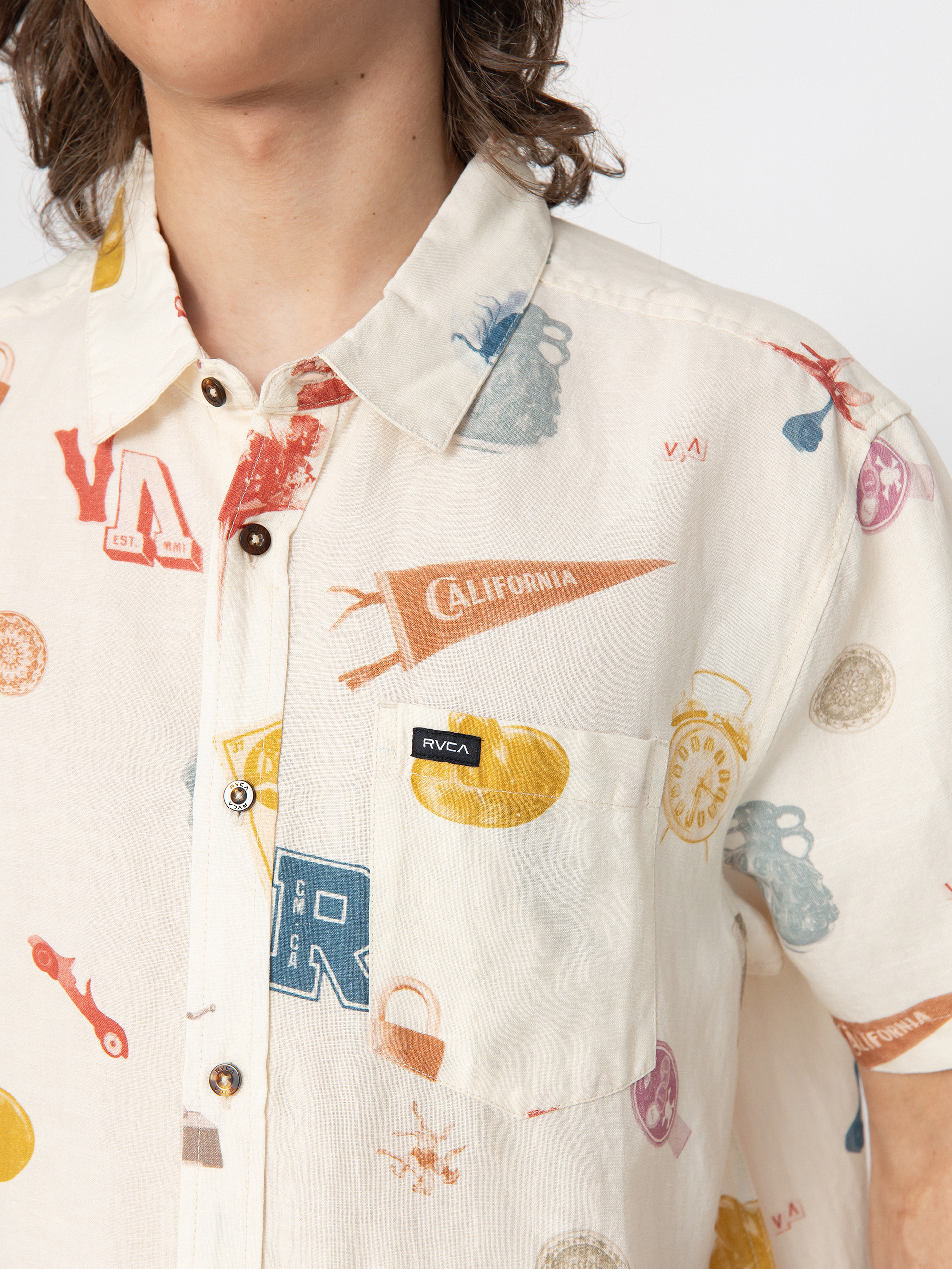 Koszula RVCA Artifacts (natural)