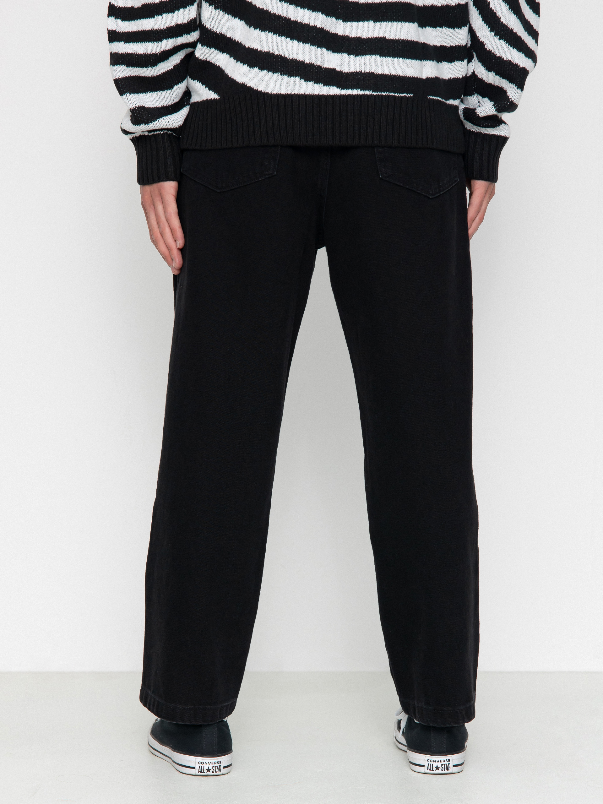 Spodnie Polar Skate 93! Denim - czarny (pitch black)