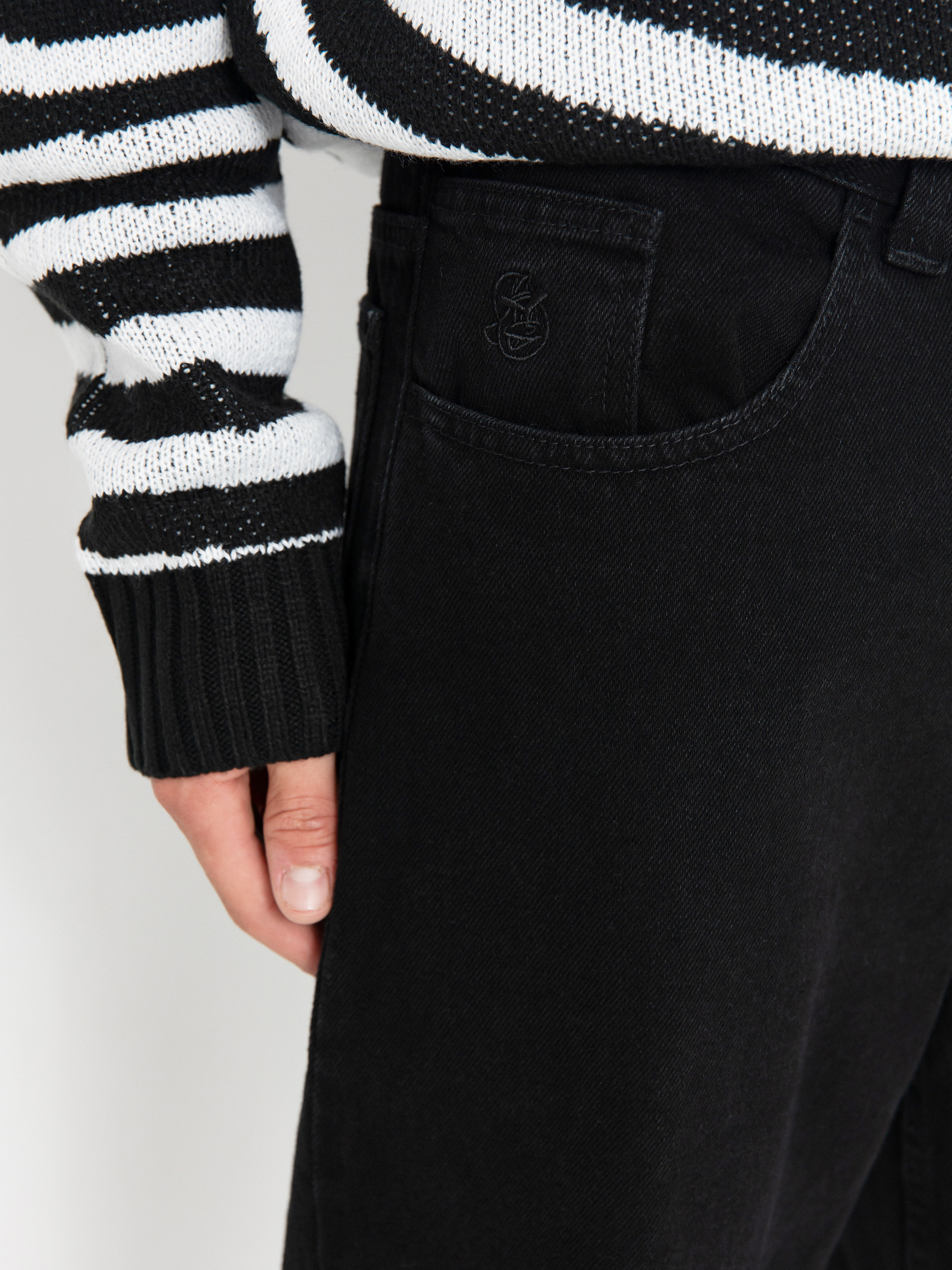 Spodnie Polar Skate 93! Denim (pitch black)