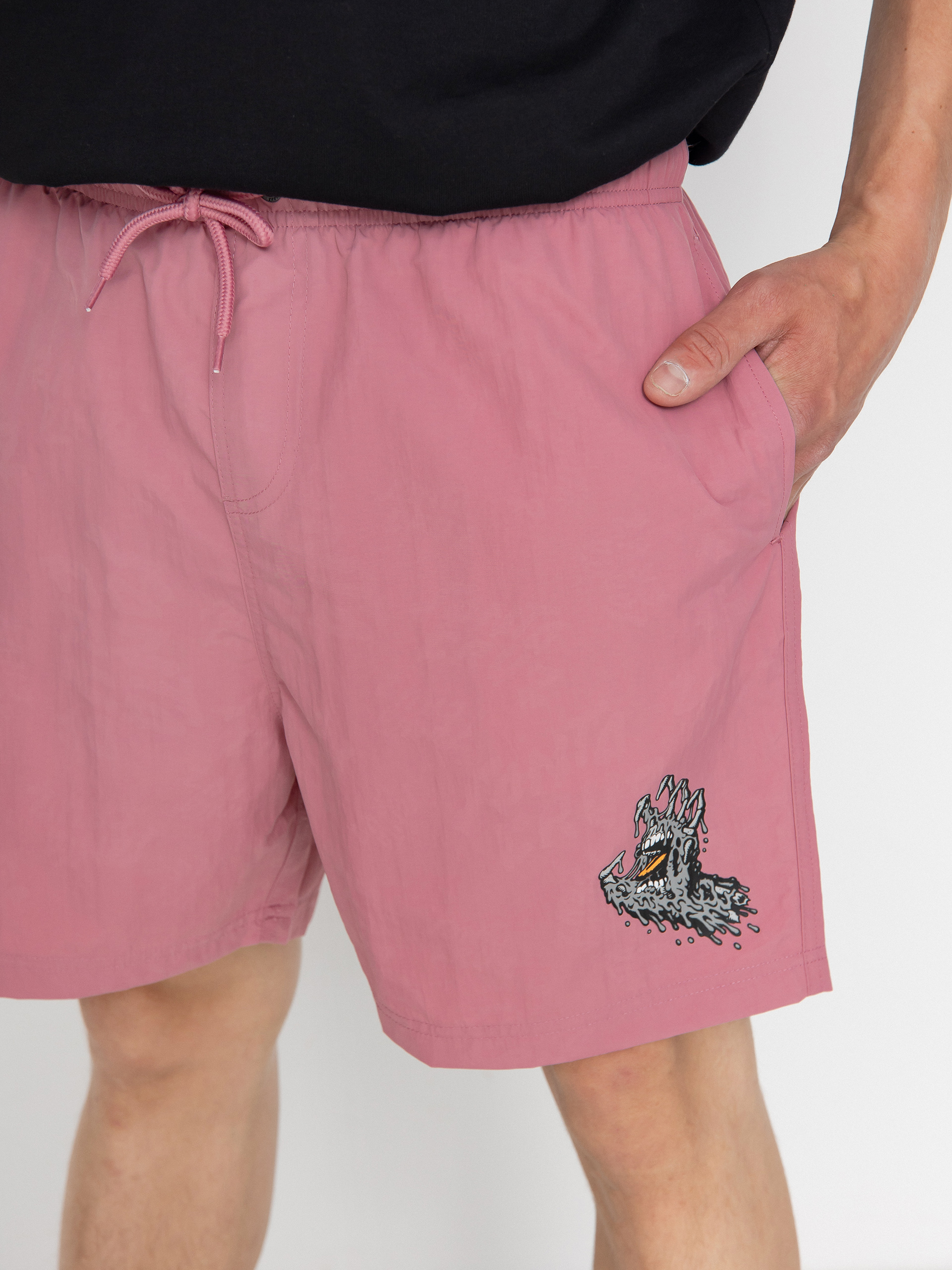 Szorty Santa Cruz Melting Hand (dusty rose)