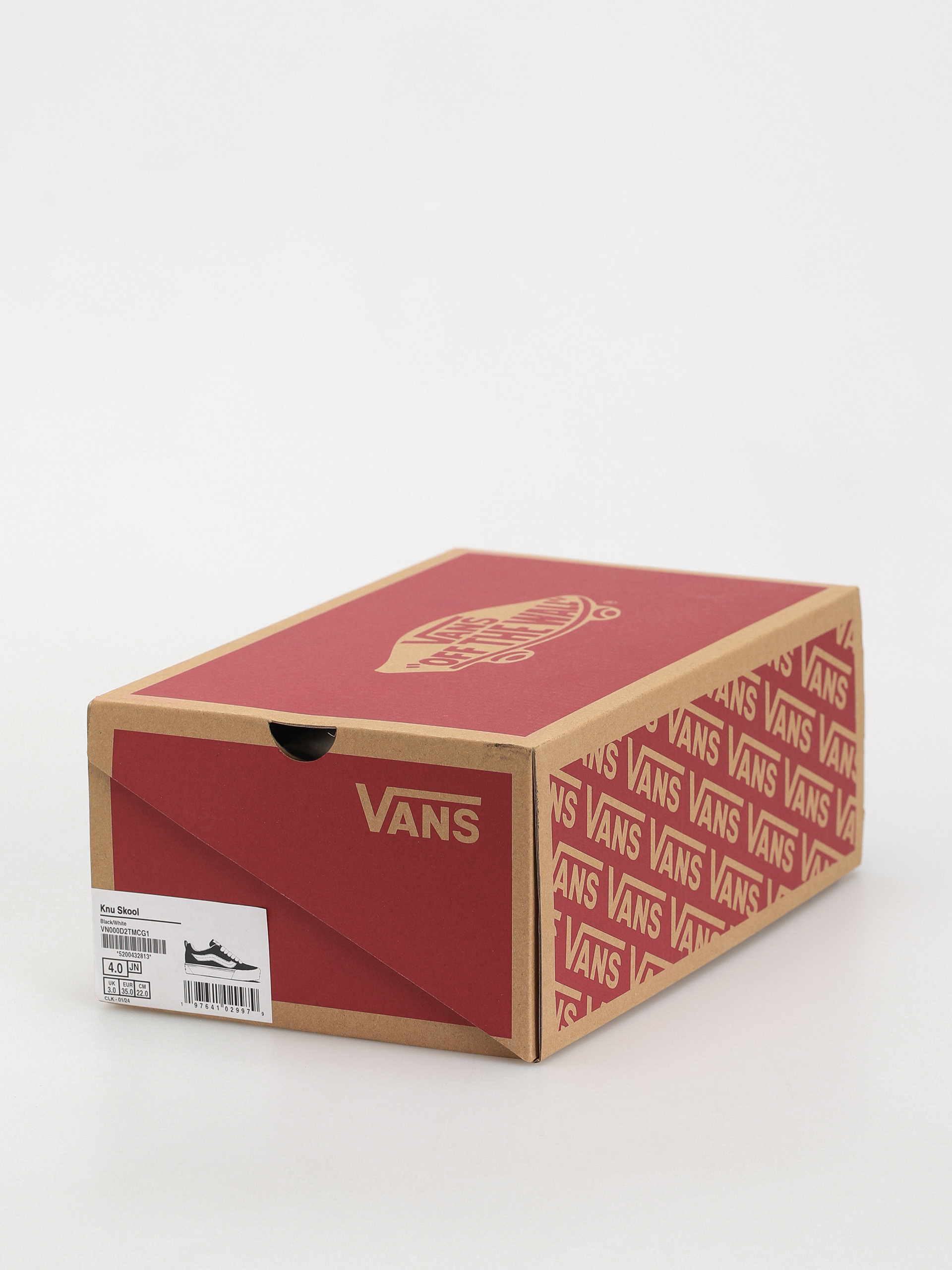 Buty dziecięce Vans Knu Skool JR (black/white)