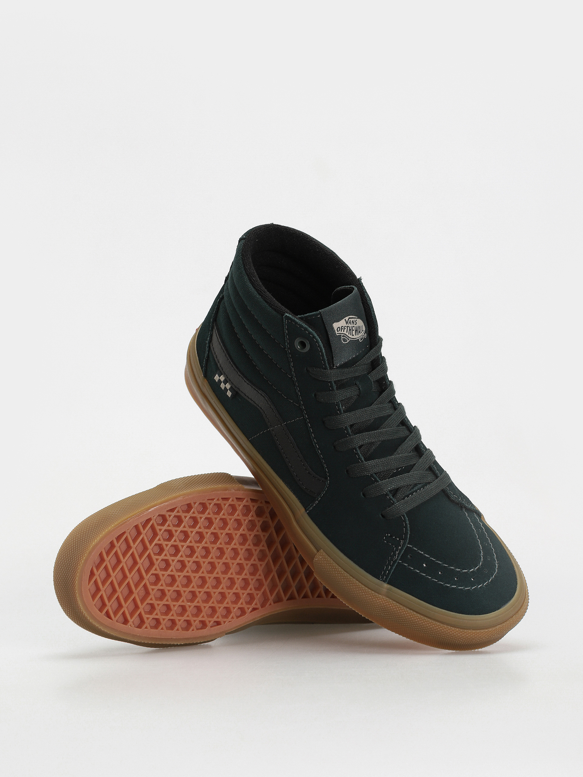 Buty Vans Skate Sk8 Hi (green/gum)