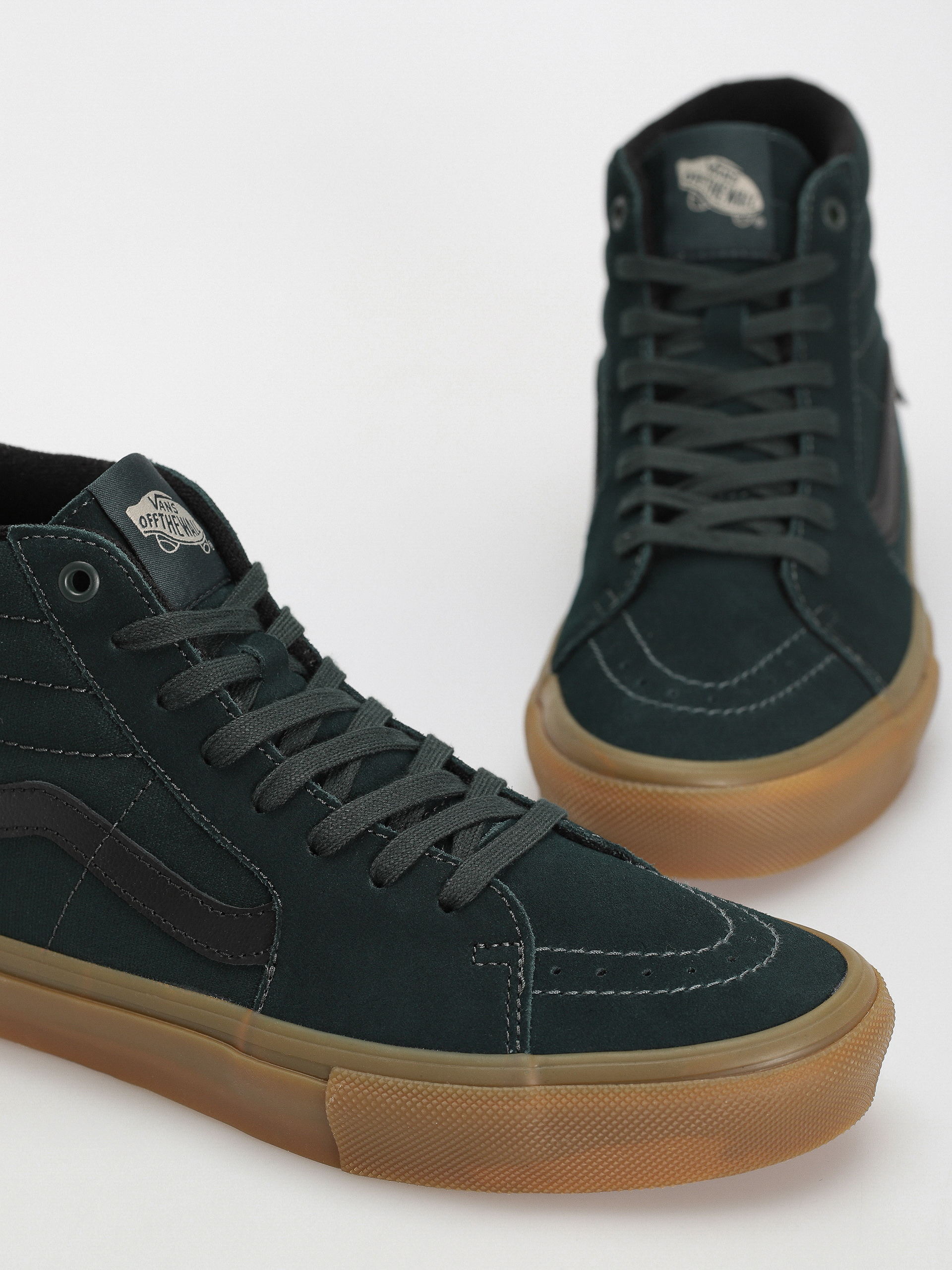 Buty Vans Skate Sk8 Hi (green/gum)