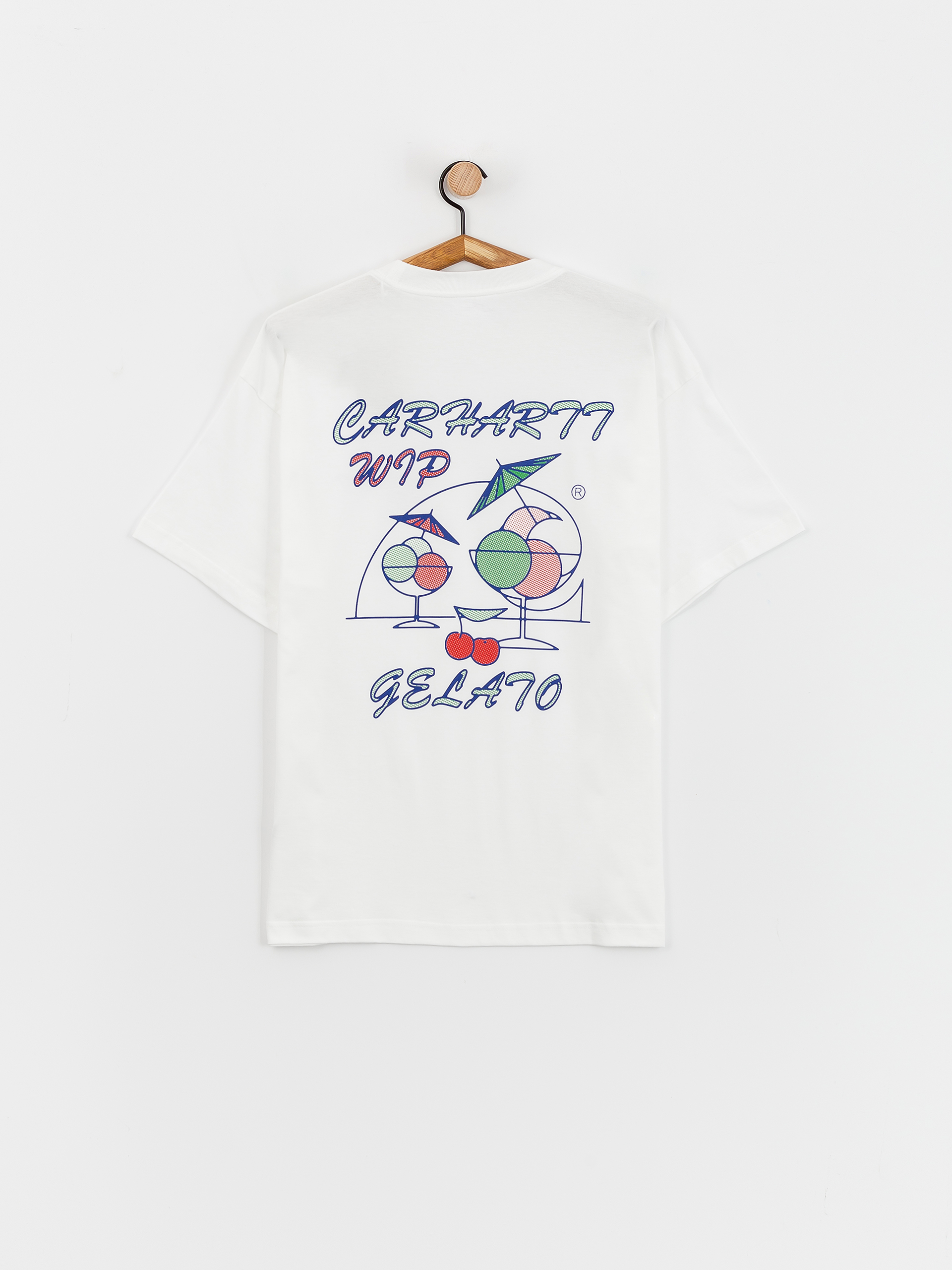 T-shirt Carhartt WIP Gelato (white)