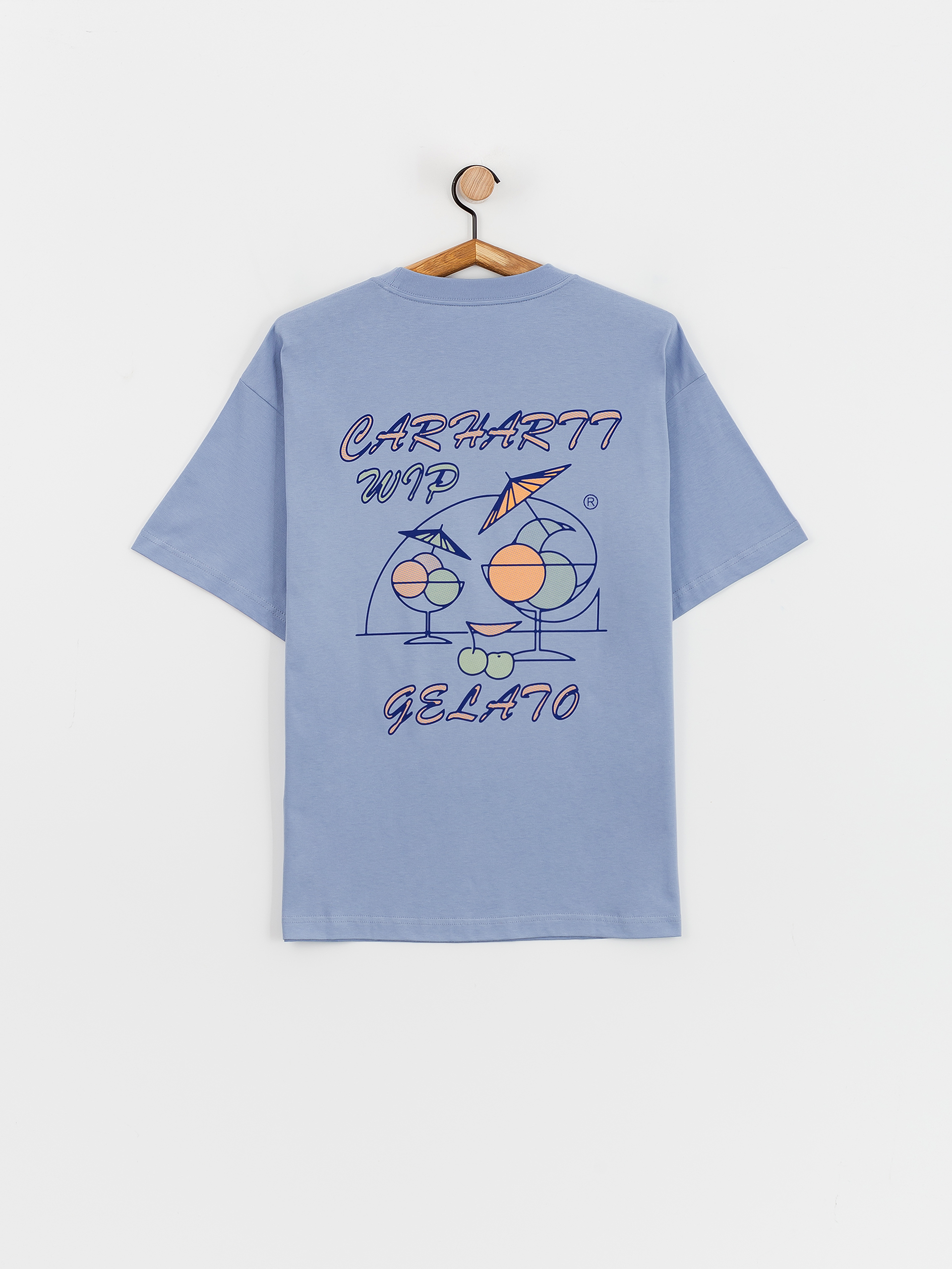 T-shirt Carhartt WIP Gelato (charm blue)
