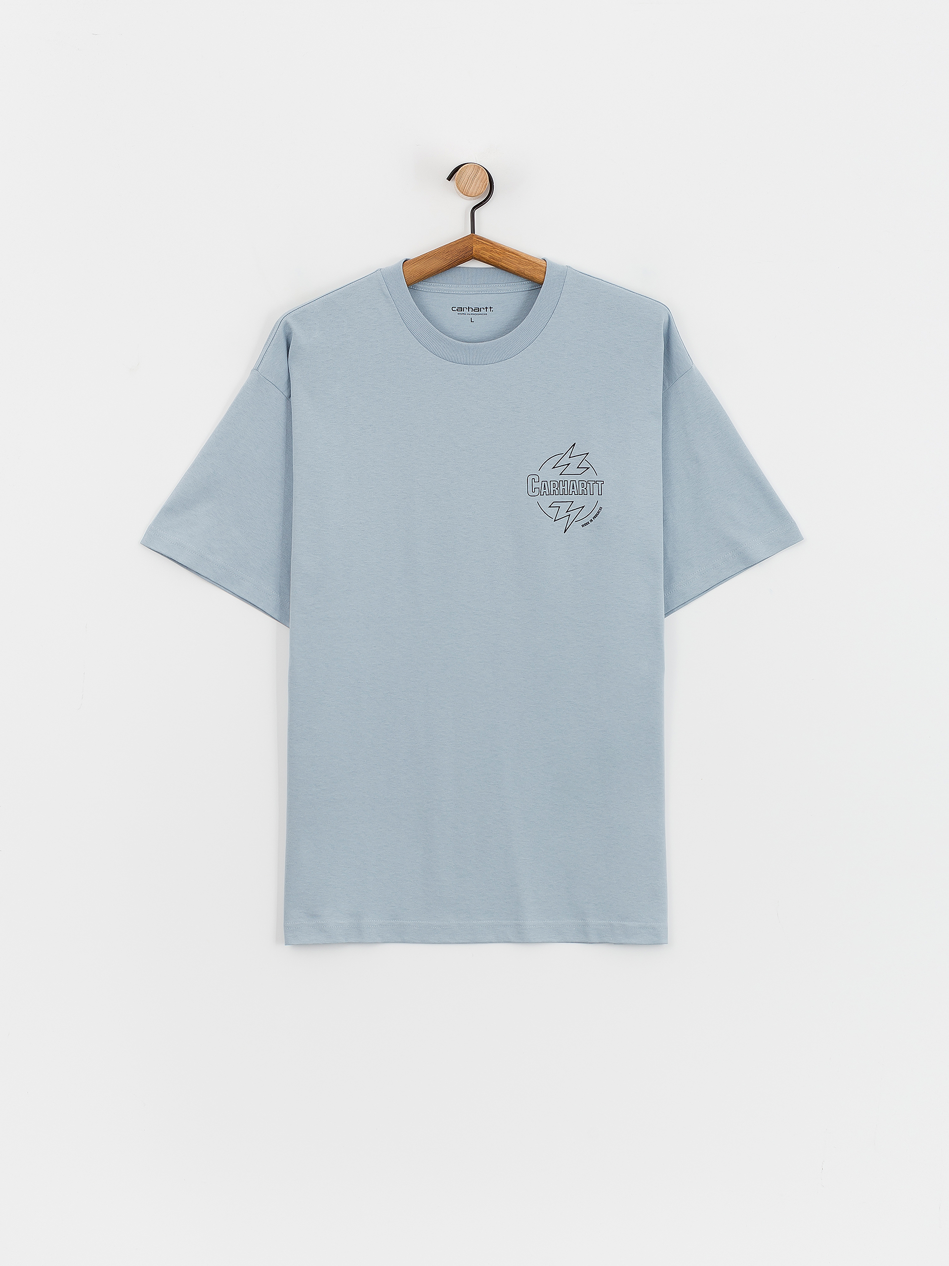 T-shirt Carhartt WIP Ablaze (misty sky/black)