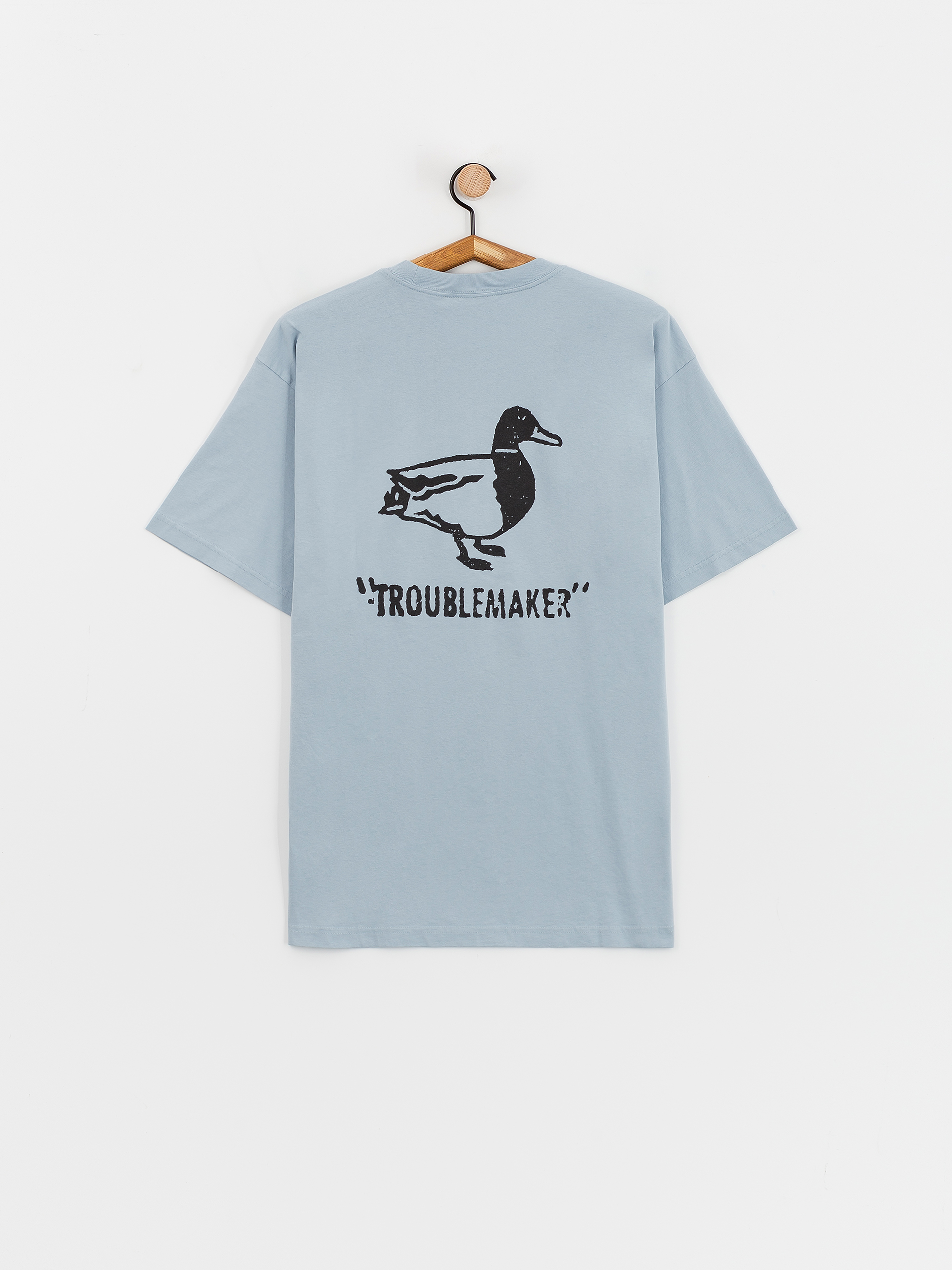 T-shirt Carhartt WIP Stamp (misty sky/black)