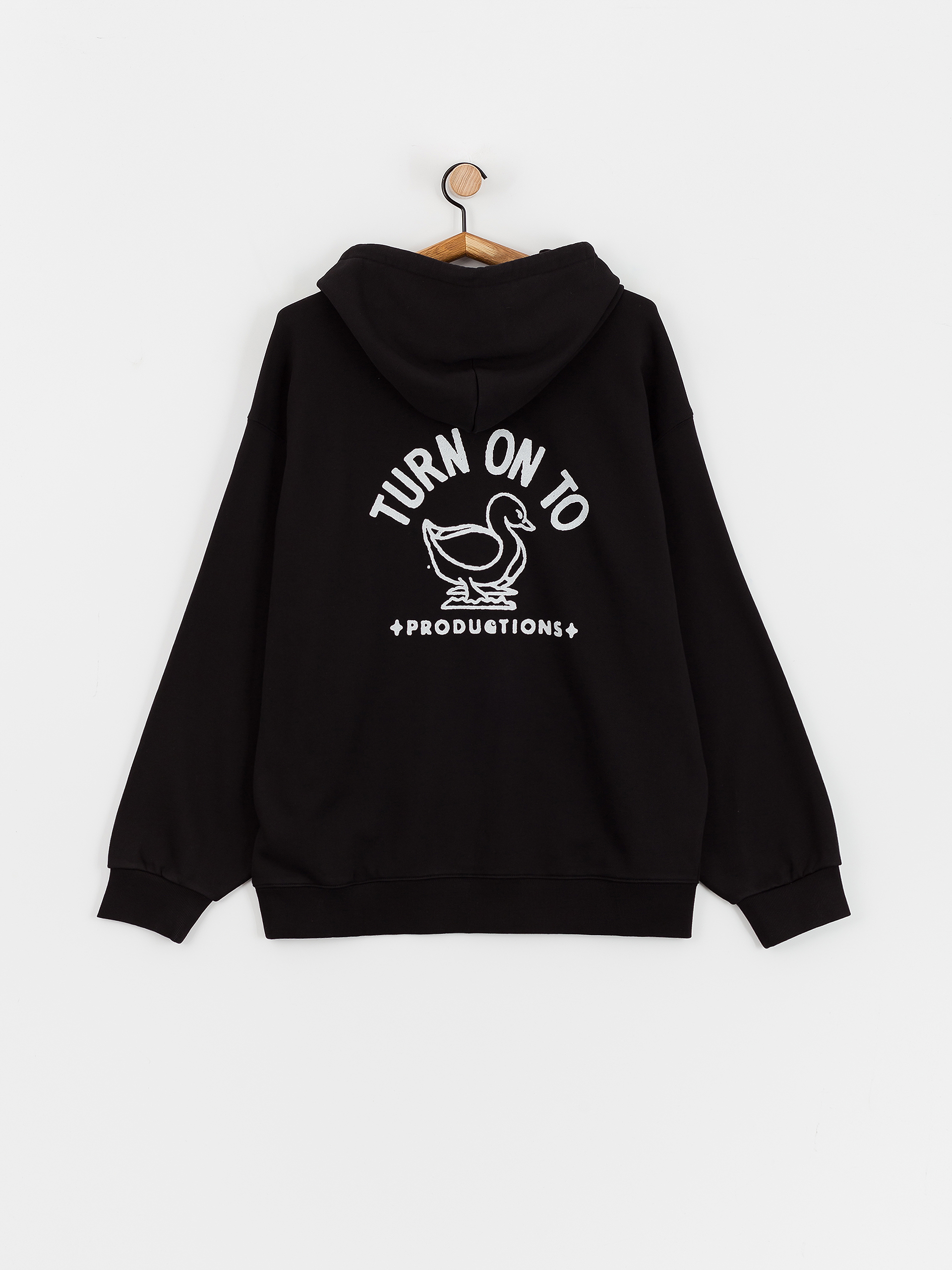 Bluza z kapturem Carhartt WIP Stamp HD (black/white)