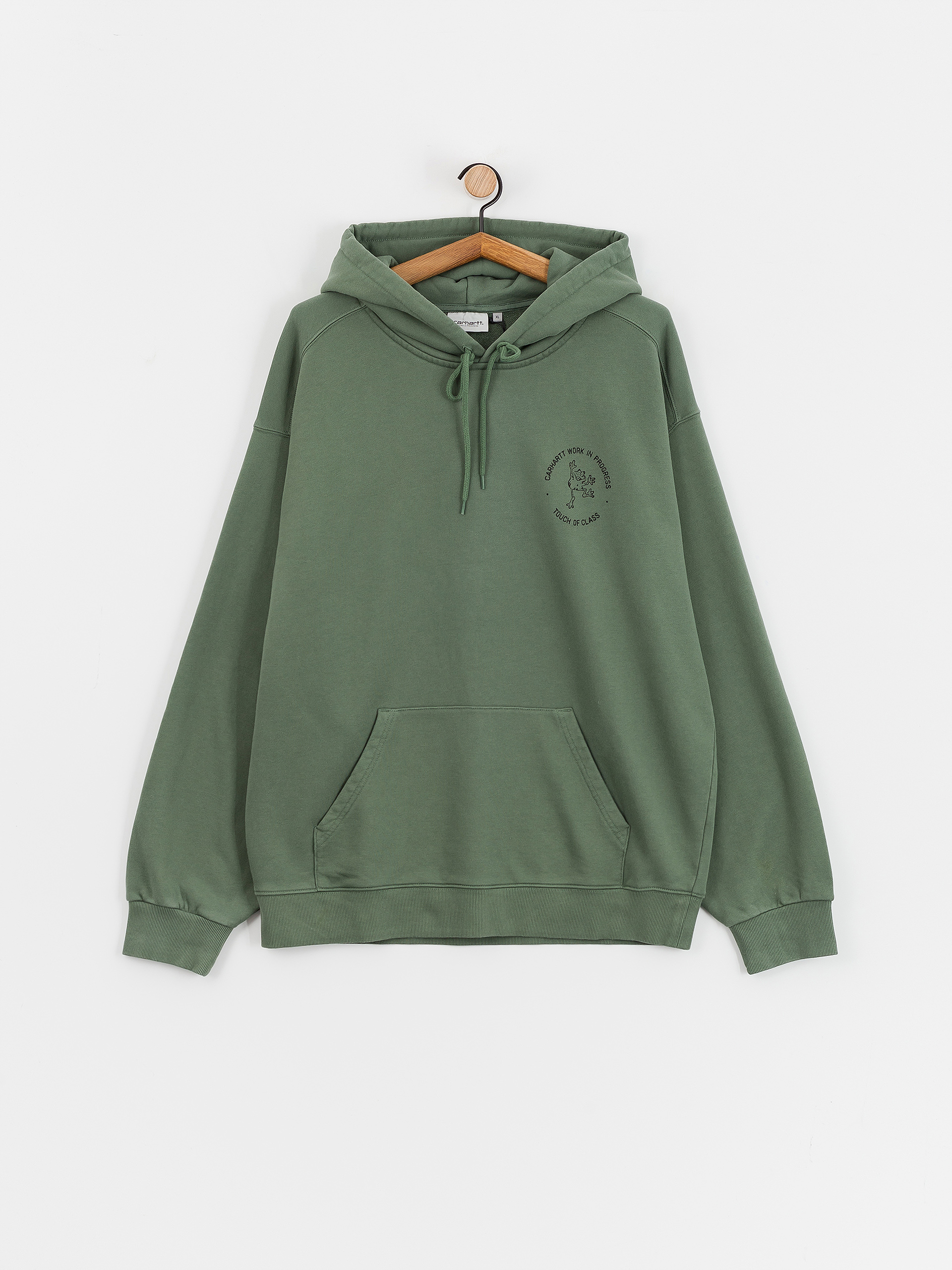 Bluza z kapturem Carhartt WIP Stamp HD (duck green/black)