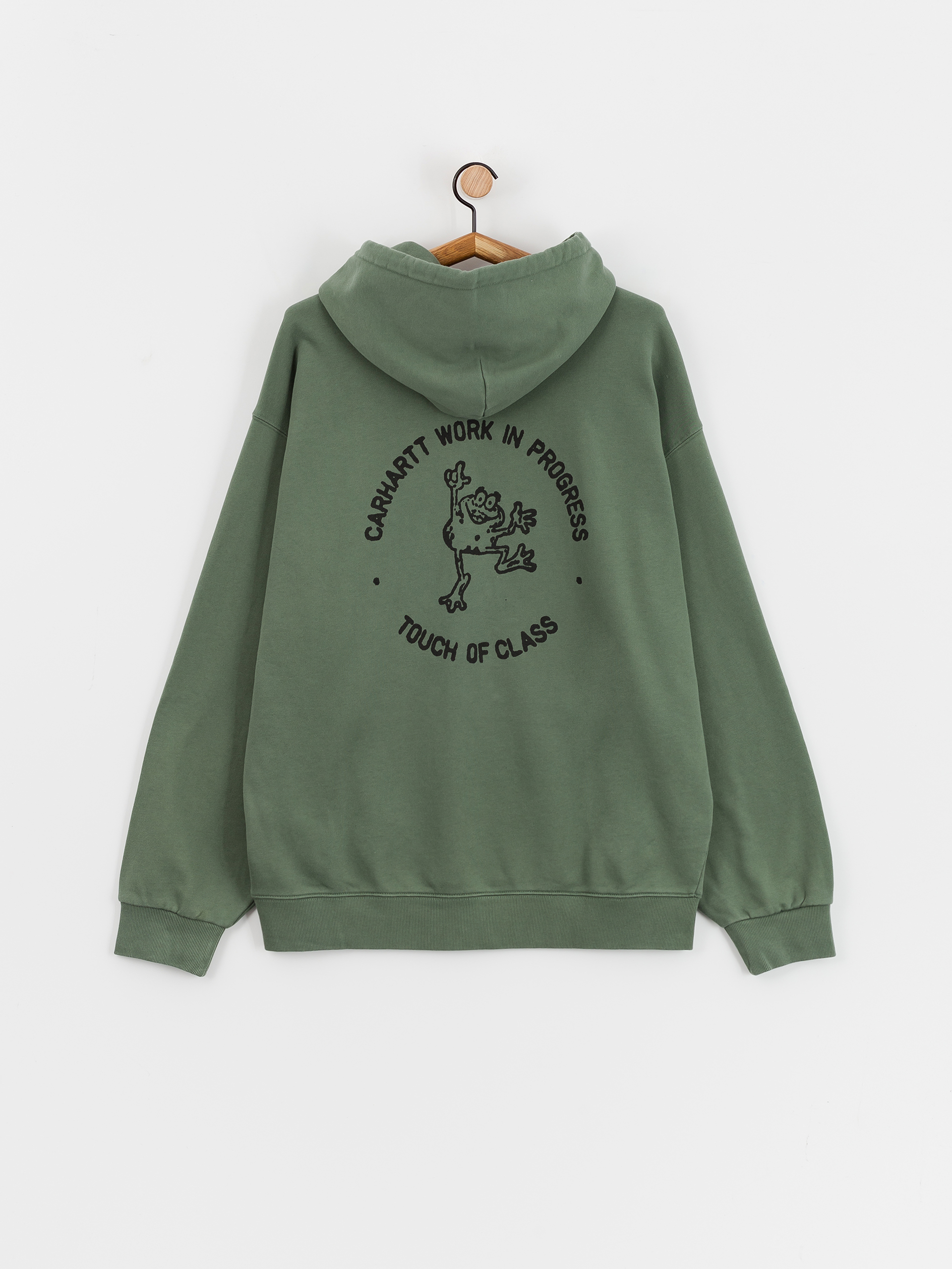 Bluza z kapturem Carhartt WIP Stamp HD (duck green/black)