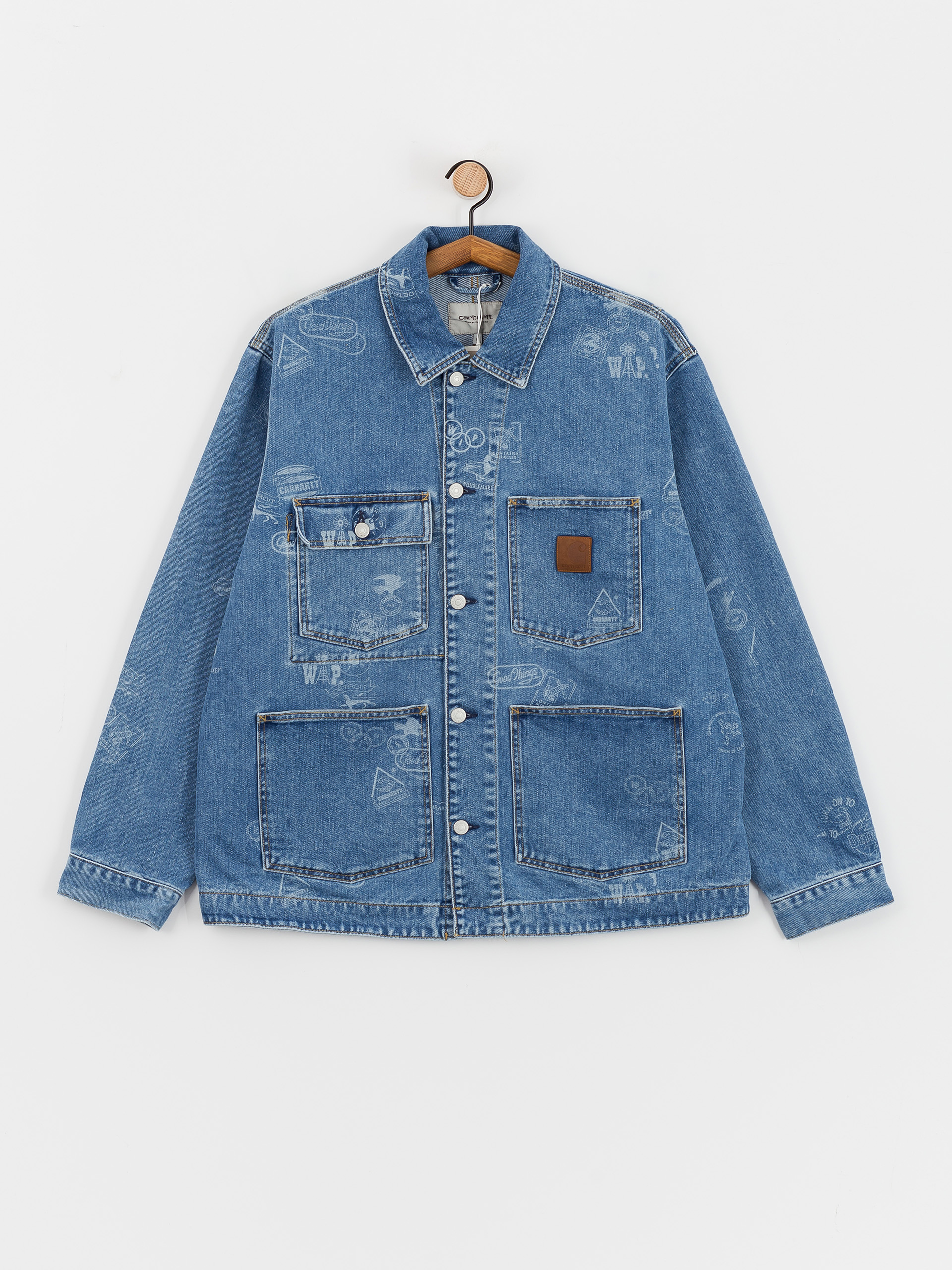 Kurtka Carhartt WIP Stamp (stamp print/blue)