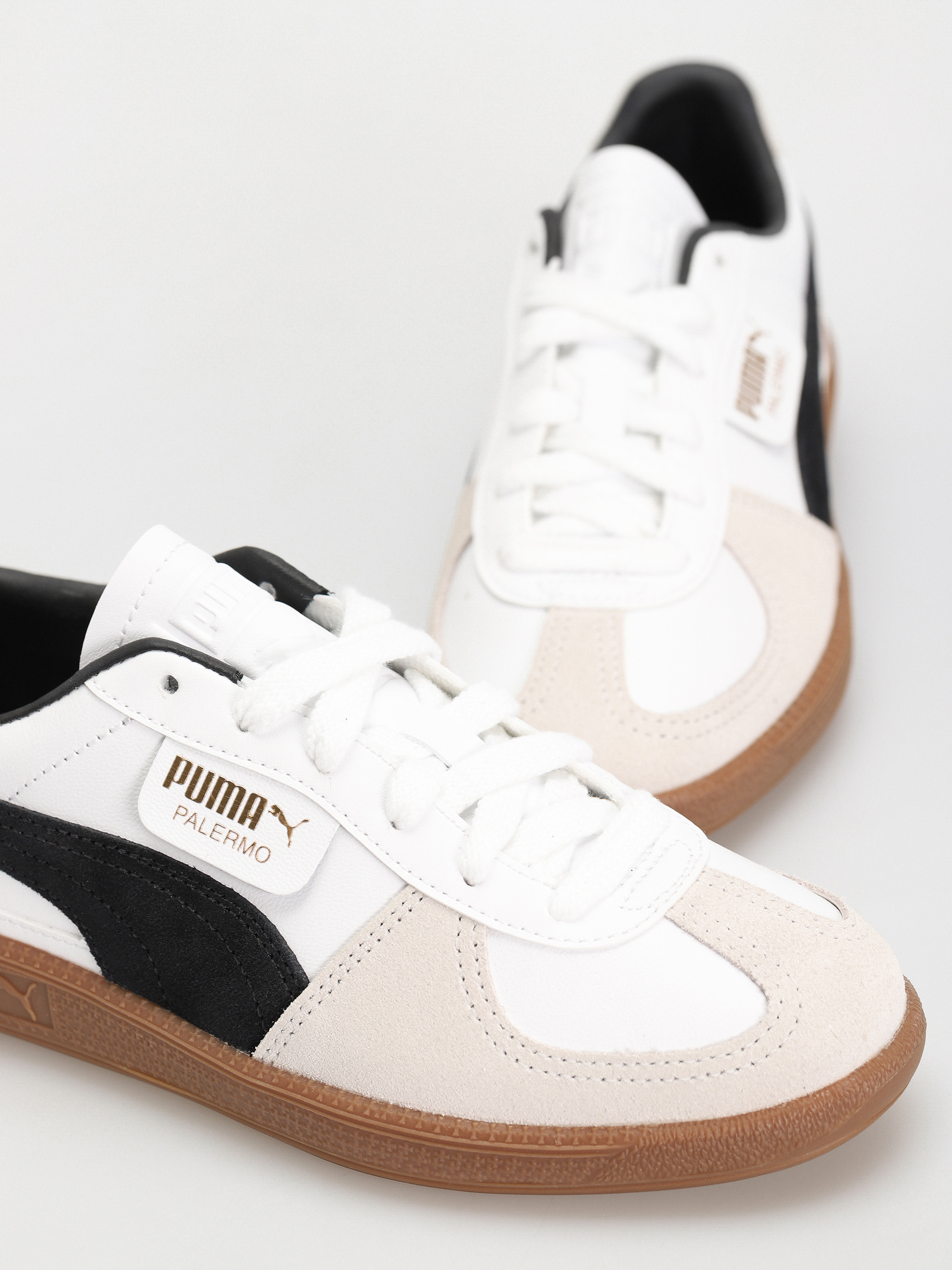 Buty Puma Palermo Leather (puma white vapor gray gum)