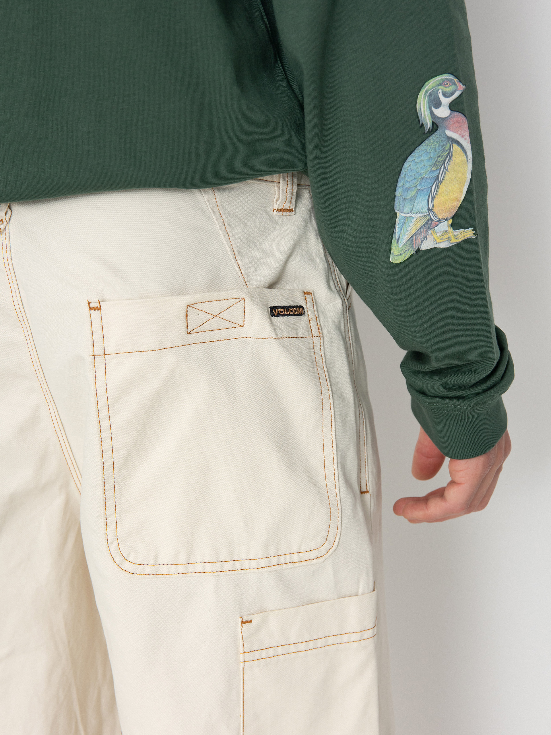 Spodnie Volcom Kraftsman (dirty white)