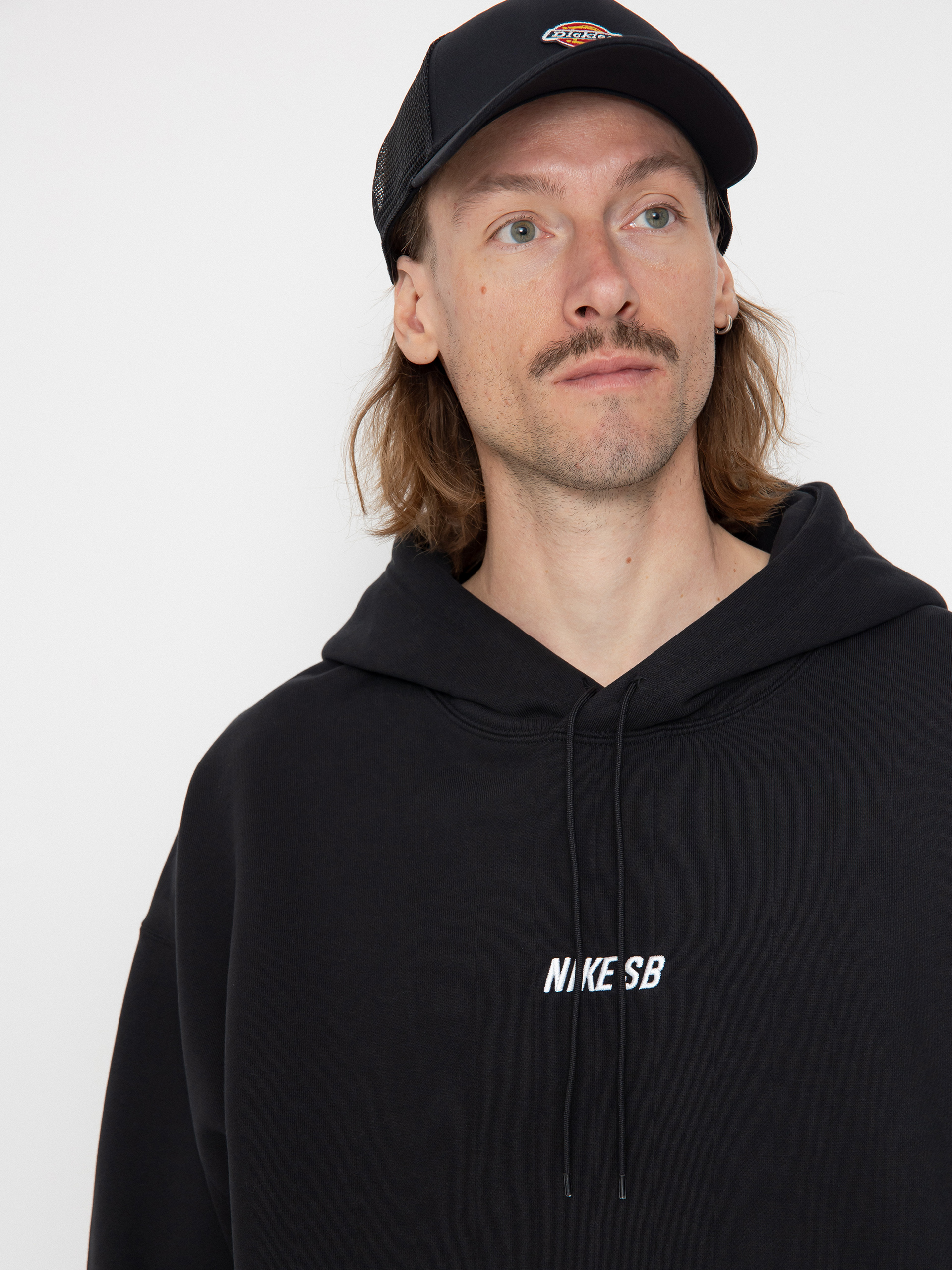 Bluza z kapturem Nike SB Essential Lbr HD (black/white)