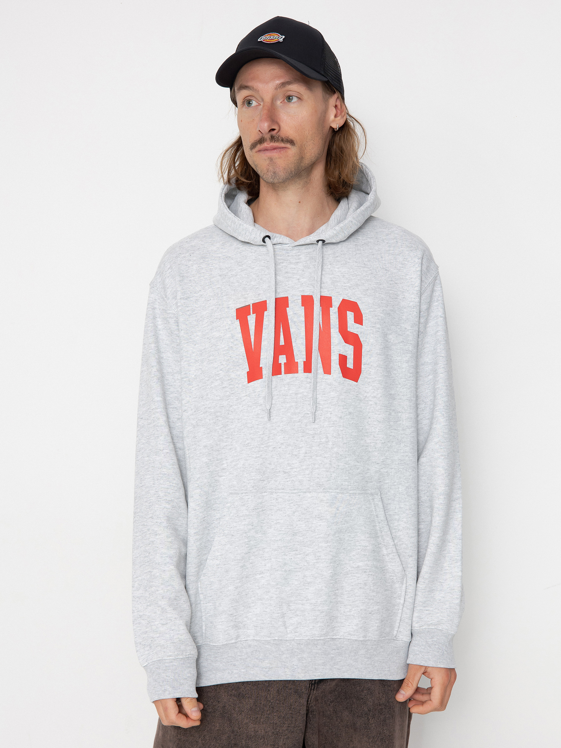 Bluza z kapturem Vans Arched HD (light grey heather)