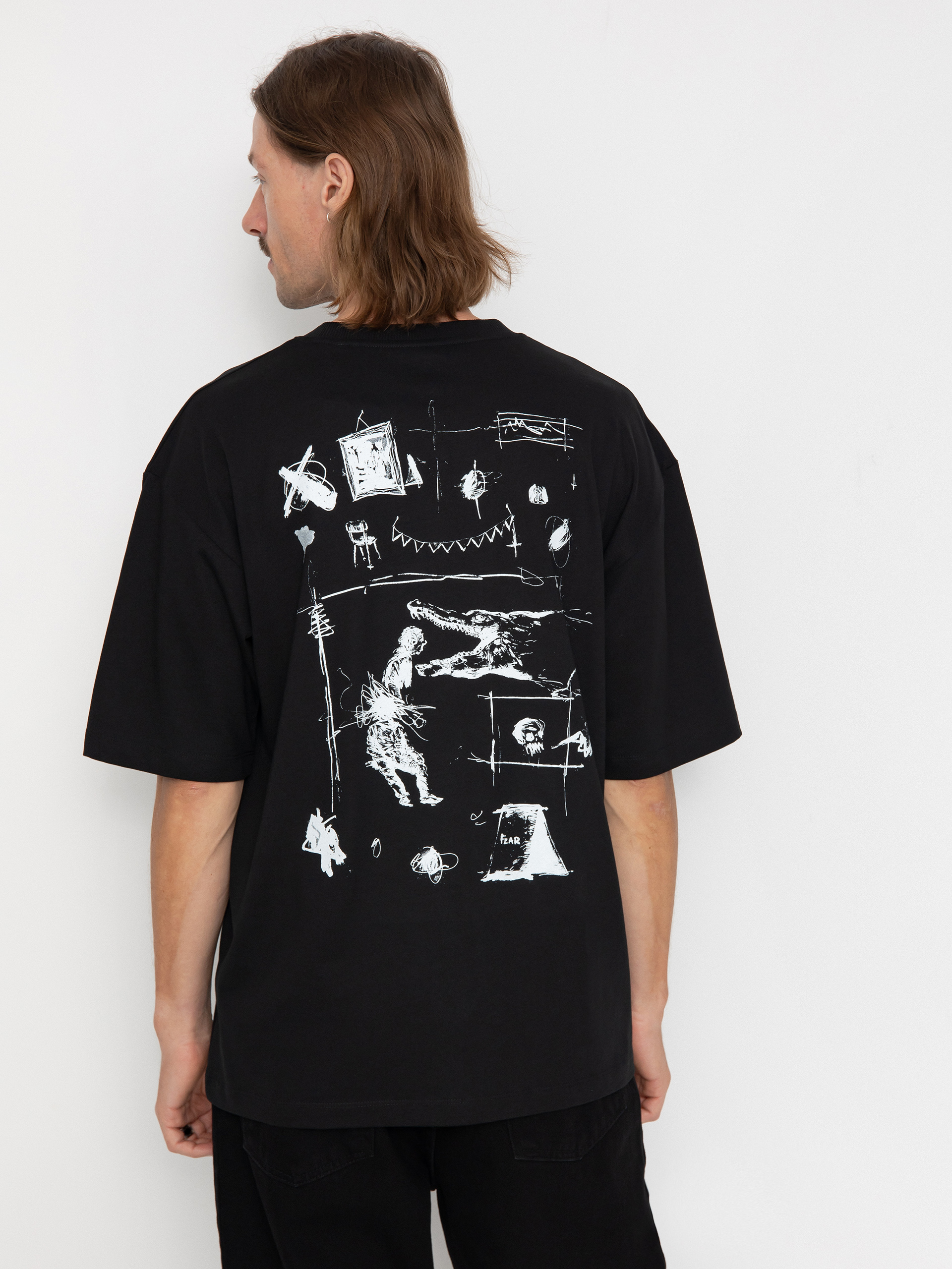 T-shirt Poetic Collective Fear Sketch (black)